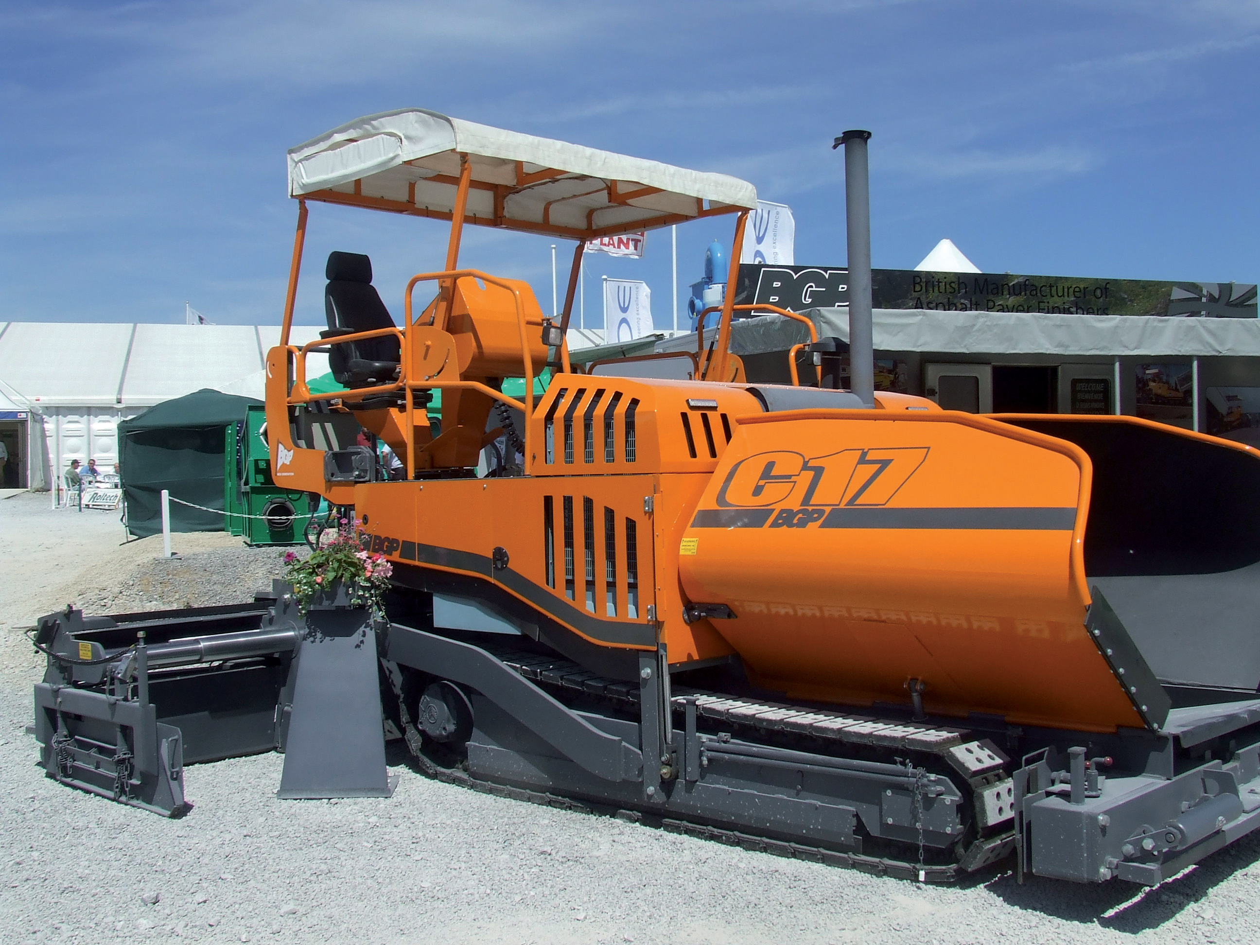 The new C17 from BG Pavers with its high visibility and low emission engine options will set the pattern for the firm's coming model upgrades BG Pavers - C17