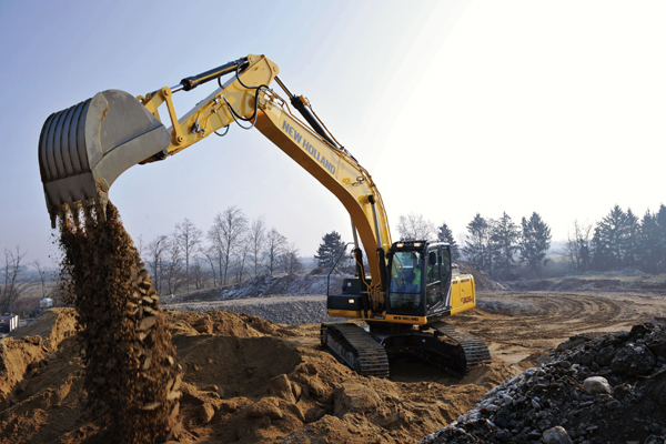 The E305C is one of two models in new Holland Construction's new C Series range of crawler excavators E305C from New Holland