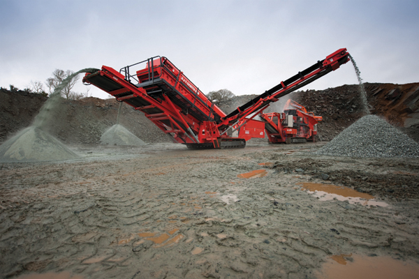 High screening efficiency is claimed for Sandvik's new QA331 machine, which retains the durability of the earlier QA330 model it replaces but now offers increased throughput Sandvik QA 331
