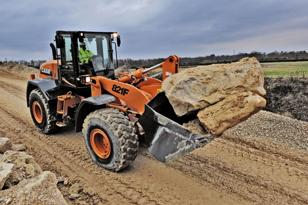 Case Construction Equipment's 812F wheel loader, one of three new models Case 812F Loader