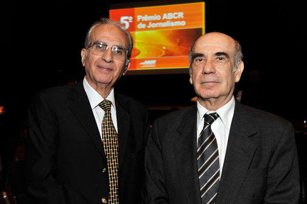 Gil Guedes (left) of the ABCR and Moacyr Duarte (right) are major figures in the Brazilian construction sector Gil Guedes and Moacyr Duarte