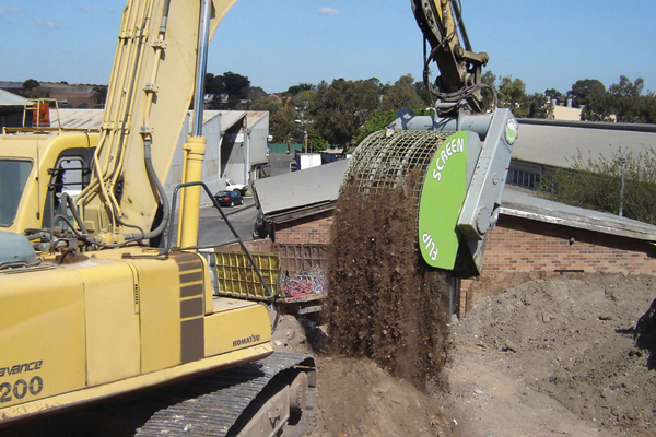 A versatile screening bucket is offered by Australian firm Flip Screen versatile screening bucket