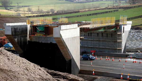 Harsco Infrastructure is playing a vital role providing specialist systems for the A80 upgrade in Scotland Upgrade for Scottish road