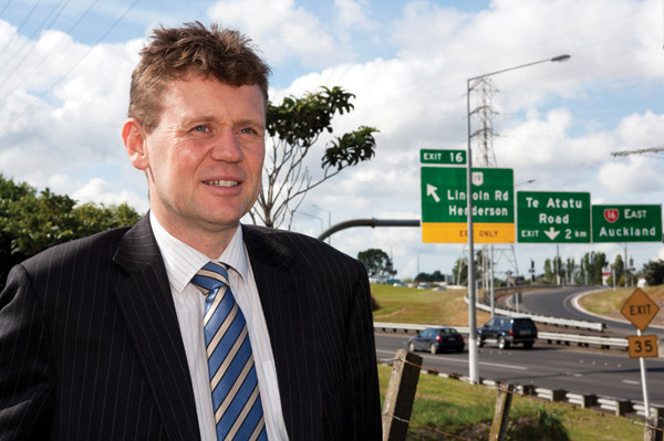 Tommy Parker New Zealand Transport Agency's (NZTA) state highways manager for Auckland and Northland detailed the plans for the link Tommy Parker New Zealand Transport Agency's (NZTA) state highways manager