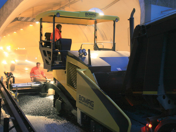 BOMAG's BF800 paver is designed for medium to large-scale construction projects on highways and major roads BOMAG BF800