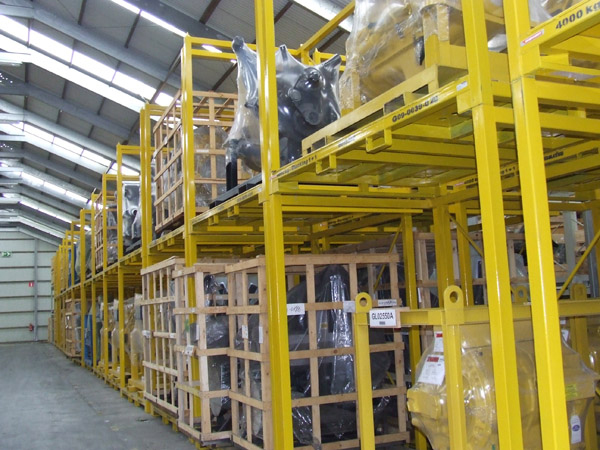 Komatsu Europe's store of engines is ready for the new emissions regulations Komatsu Europe Store