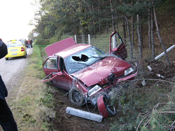 Improved safety features should be a key target for all developing road networks - picture courtesy Alan Ross Car Crash