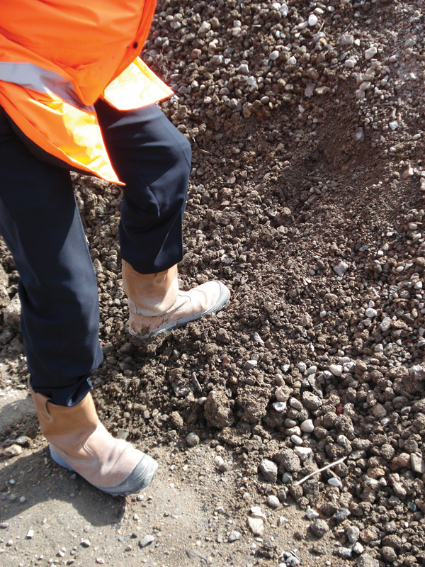 Batch production of type 1 product from recycled material allows the Day Group to generate healthy turnover from what would have previously been classified as waste requiring a costly landfill option Type 1 Recycled material