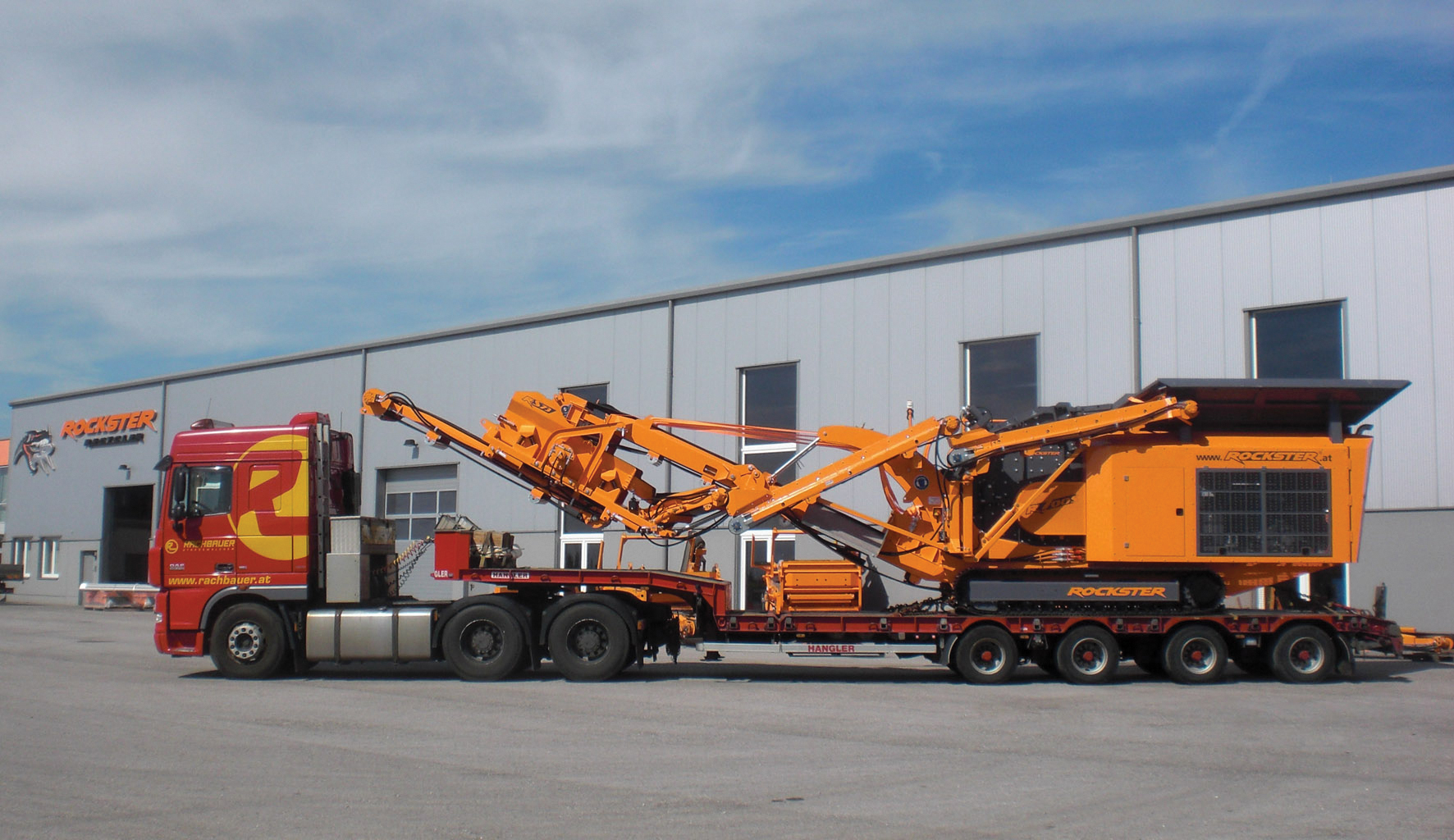 High mobility is claimed for the latest machines from Rockster Rockster's machines