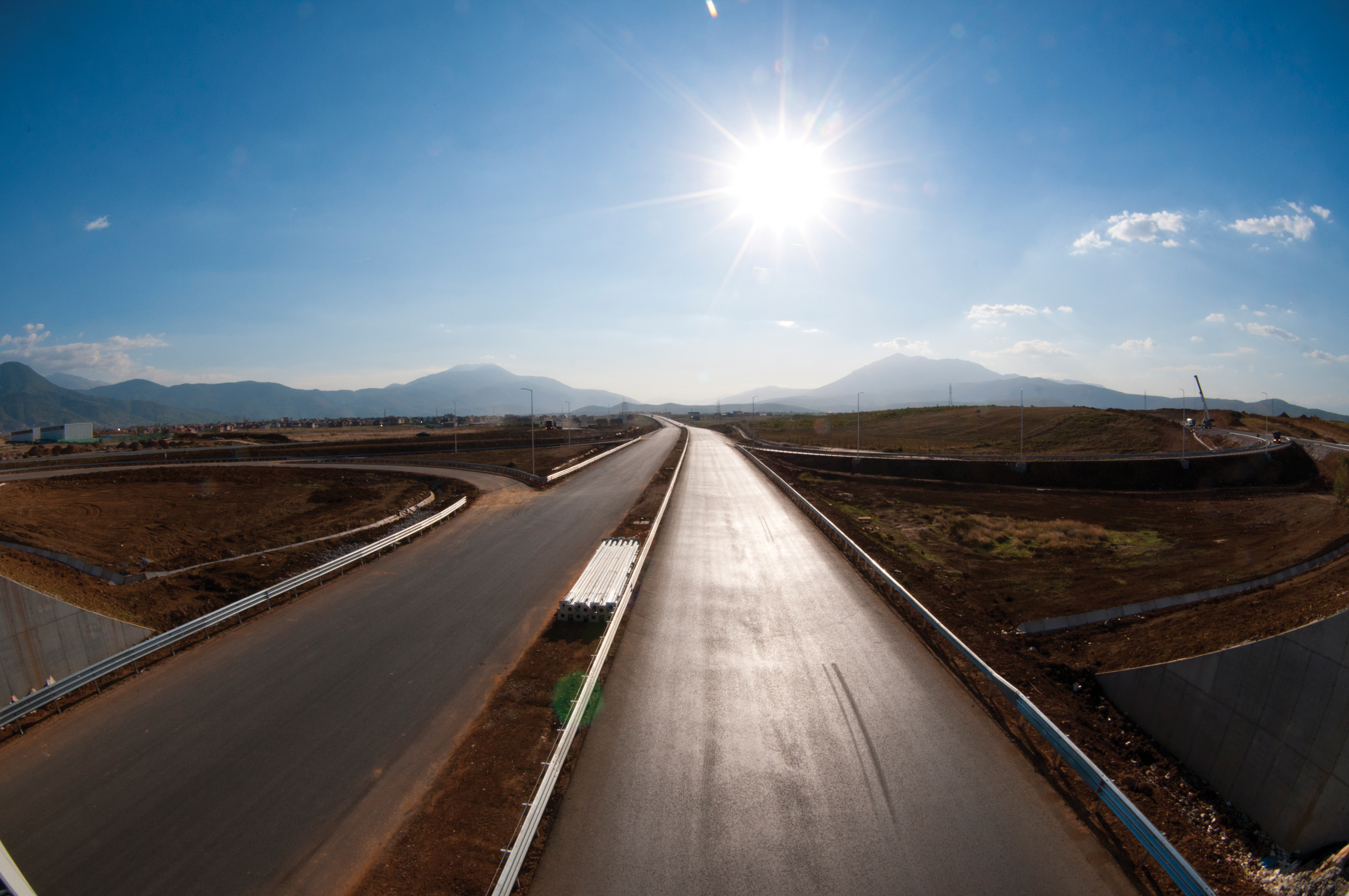 The new highway offers a massive improvement over the country’s previous road links The new highway offers a massive improvement