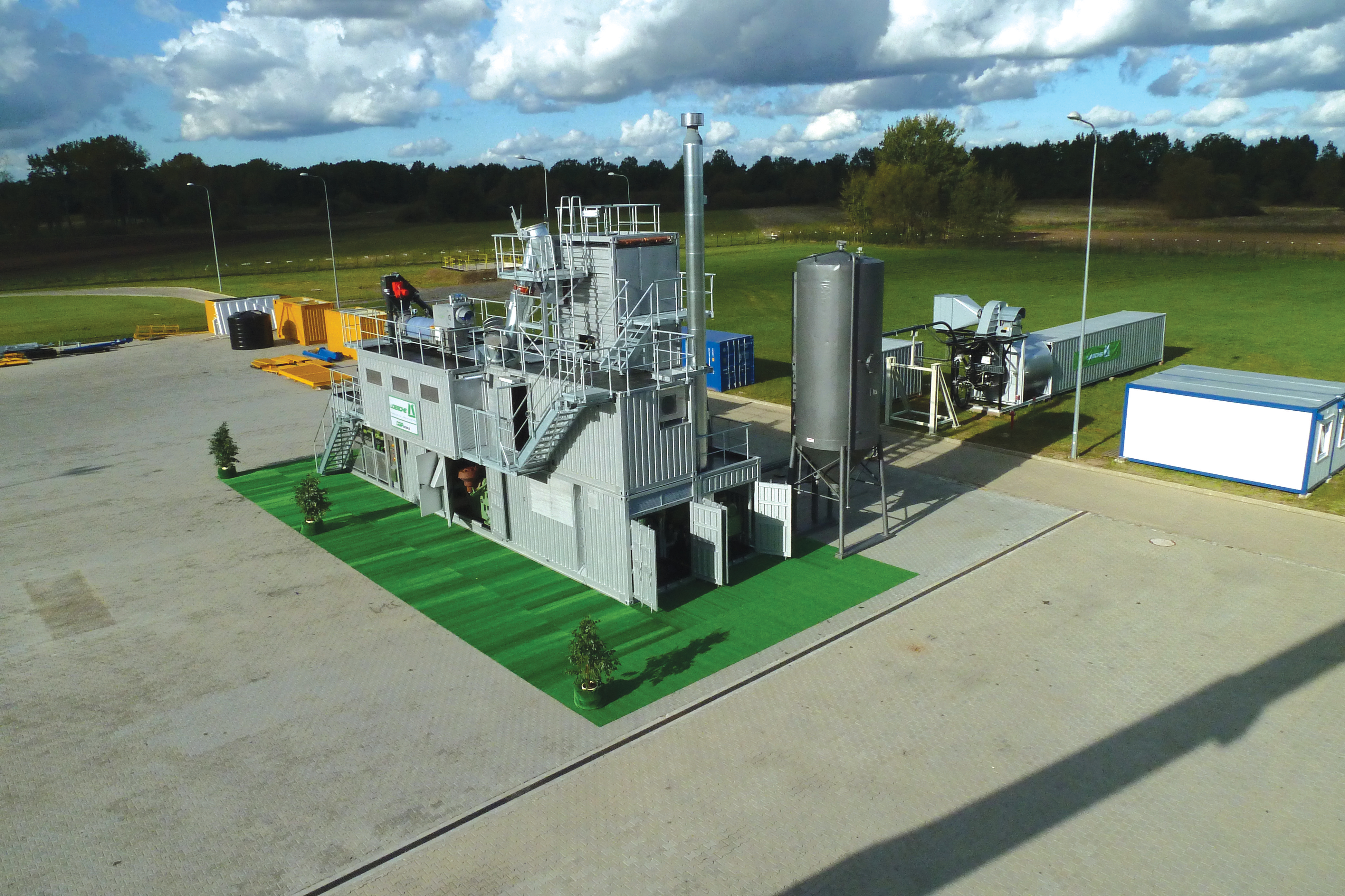 Lintec's mobile coal grinding plant in Jasien, north central Poland. Lintec's mobile coal grinding plant