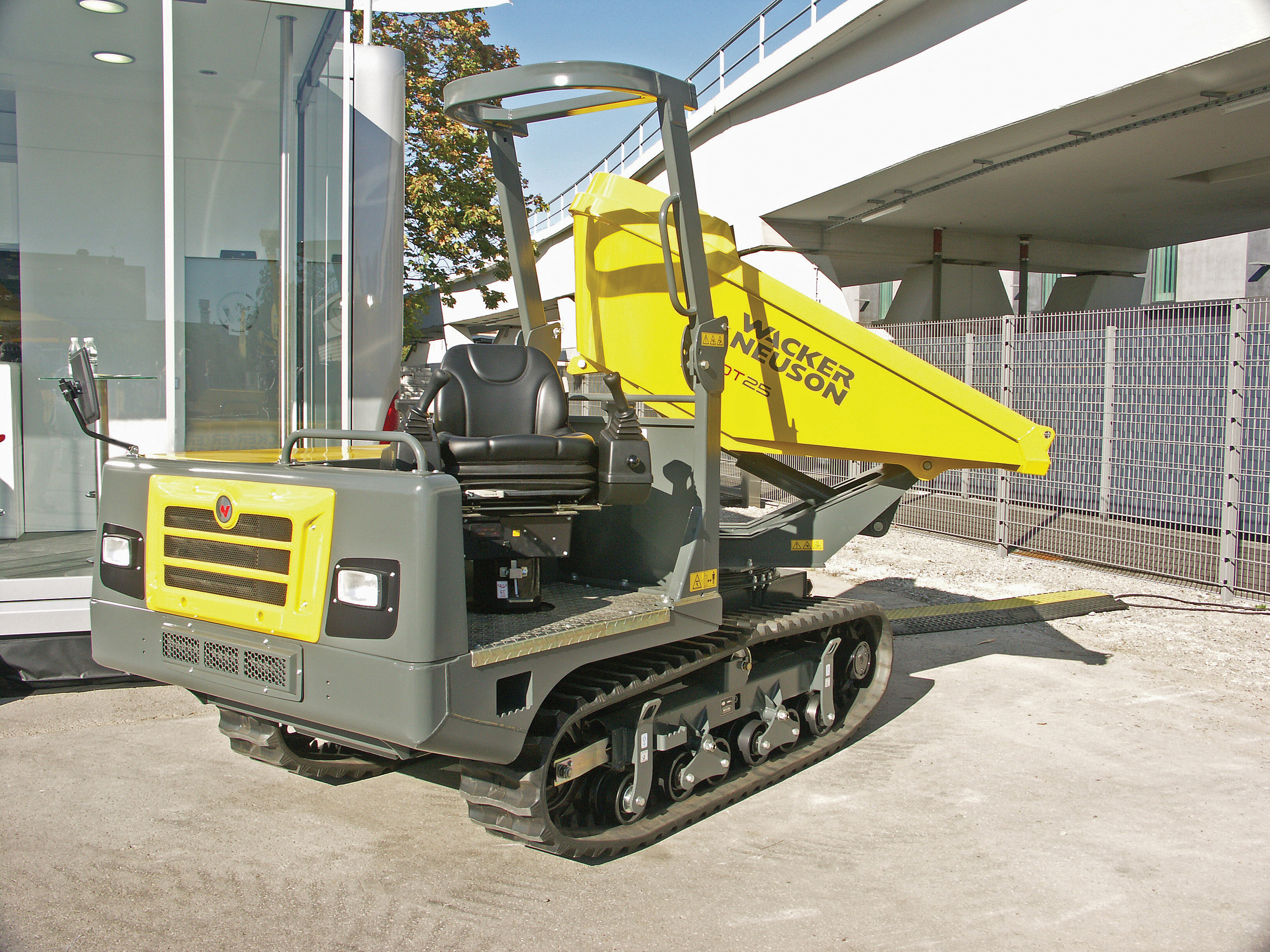 The new compact tracked dumpers add versatility to Wacker Neuson's product line Wacker Neuson's compact tracked dumpers