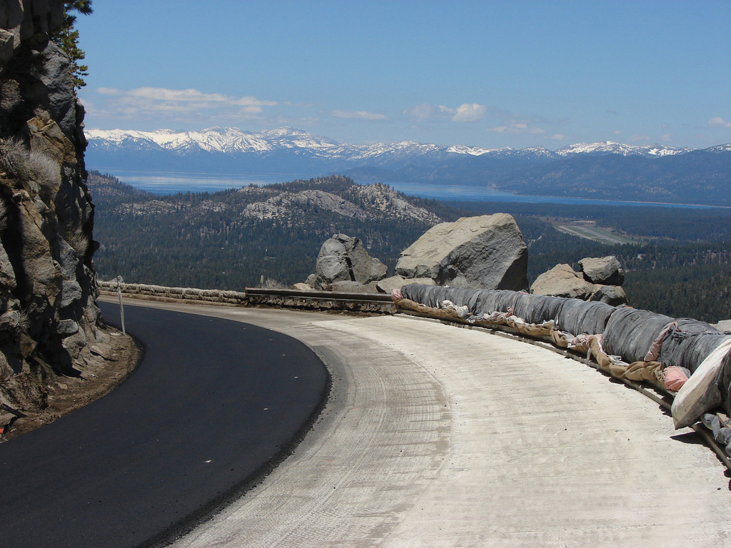Evothem supplied its technology for ruse on the US50 link to Lake Tahoe as the route lies at high altitude Apr 12 P30 1