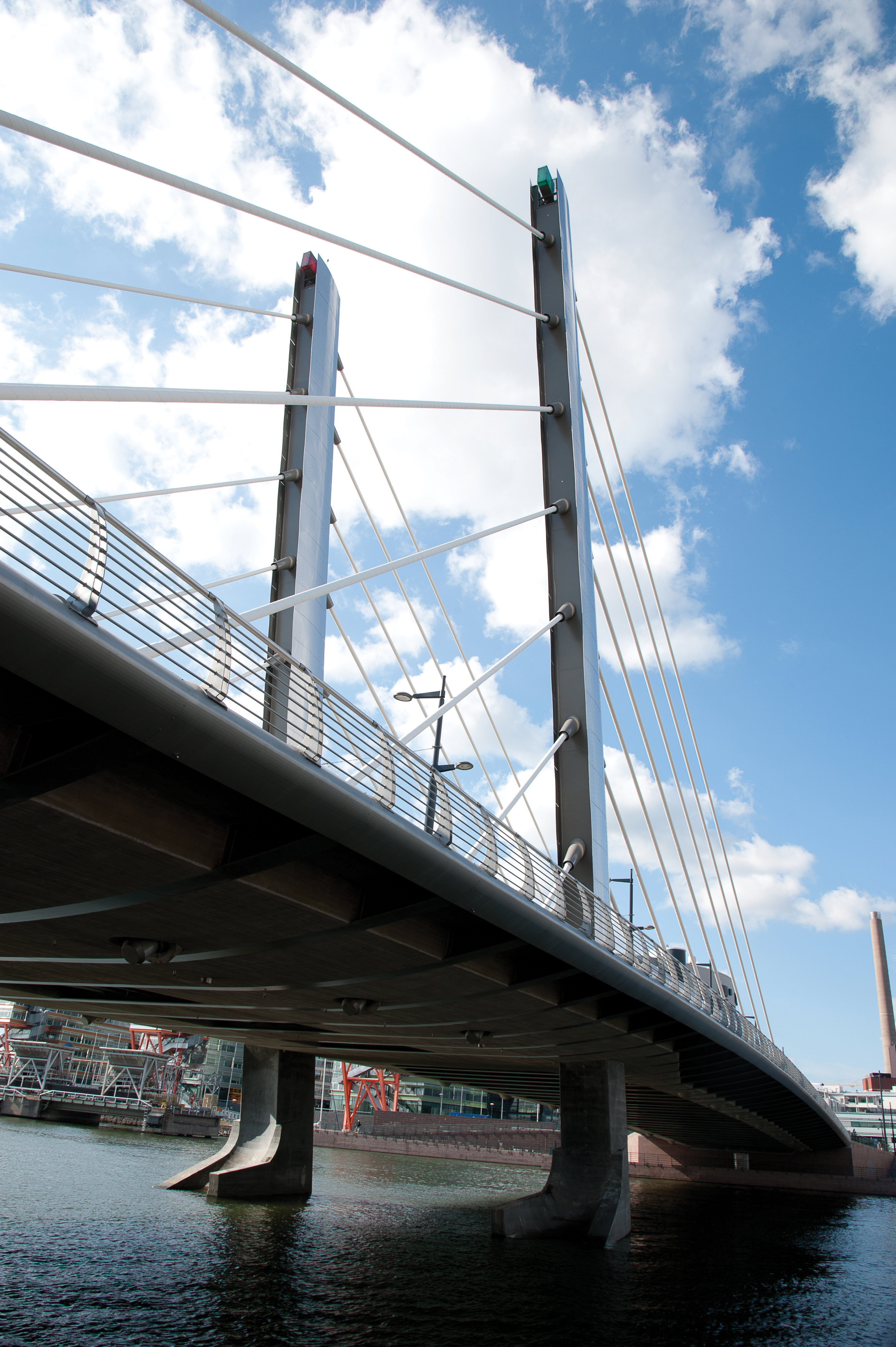The new Crussell Bridge in Finnish capital Helsinki was a complete BIM project by WSP and was built by Skanska, while the structure improves connectivity to the western shore area of the city - image courtesy of WSP’s Nicola Evans.
Crussell Bridge