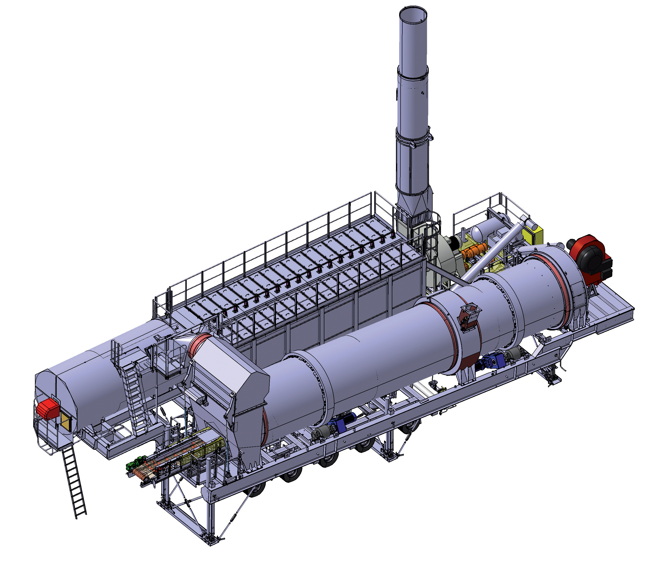 Ermont's hyper-mobile RF400 Rétroflux-type asphalt plant WH JF 09 P 36