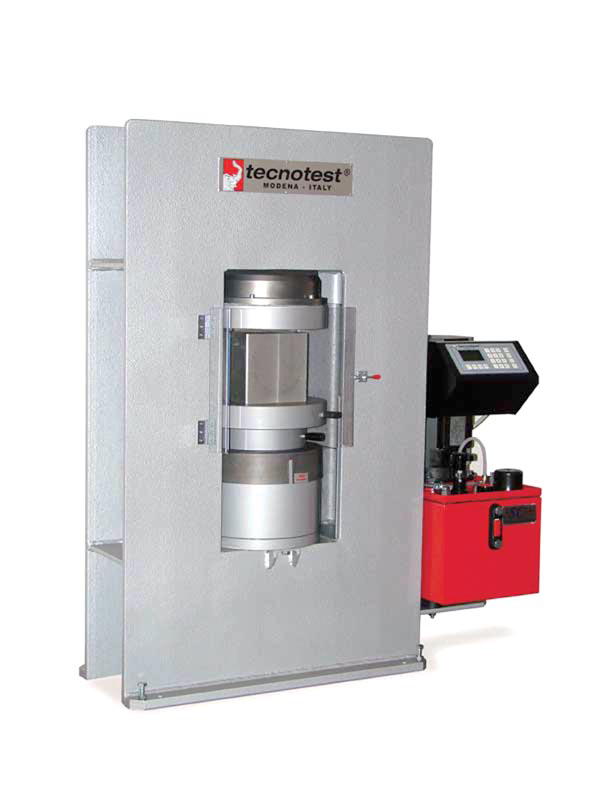 Tecnotest's new KP 200/A for tests on cubic concrete specimens
Tecnotest KP 200/A