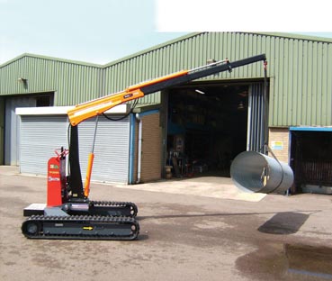 The new TP2000/FV1200 developed by Penny Hydraulics and Hinowa is a robust and versatile compact crane for use on rough ground WH October 2009 P 45 1