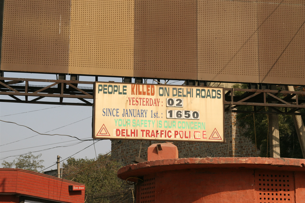 Stark reminders of accident levels show exactly how many people die on India's roads
WH ND 08 P 20 1