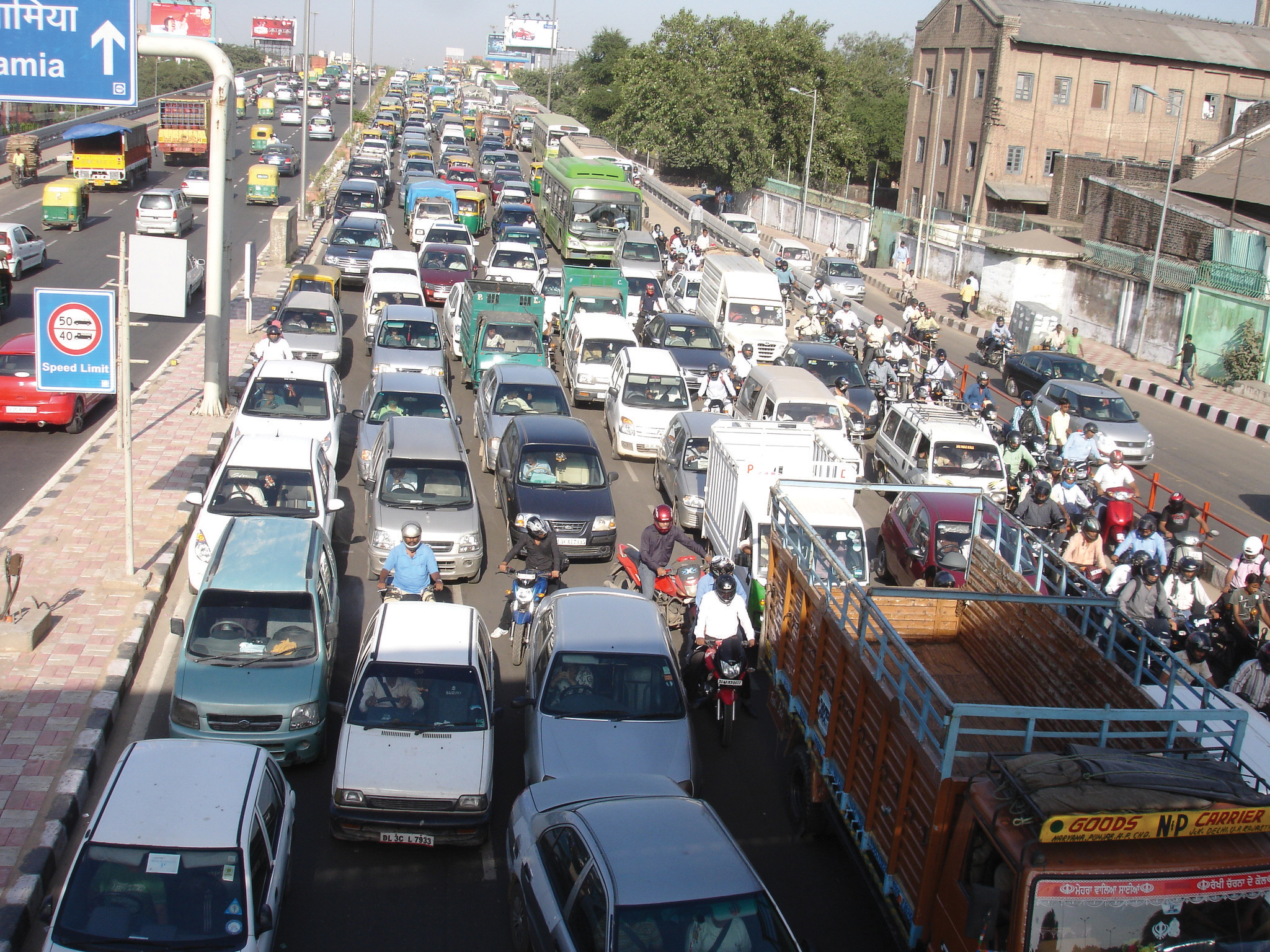 Delhi's traffic problems are well known IRF Delhi's traffic problems