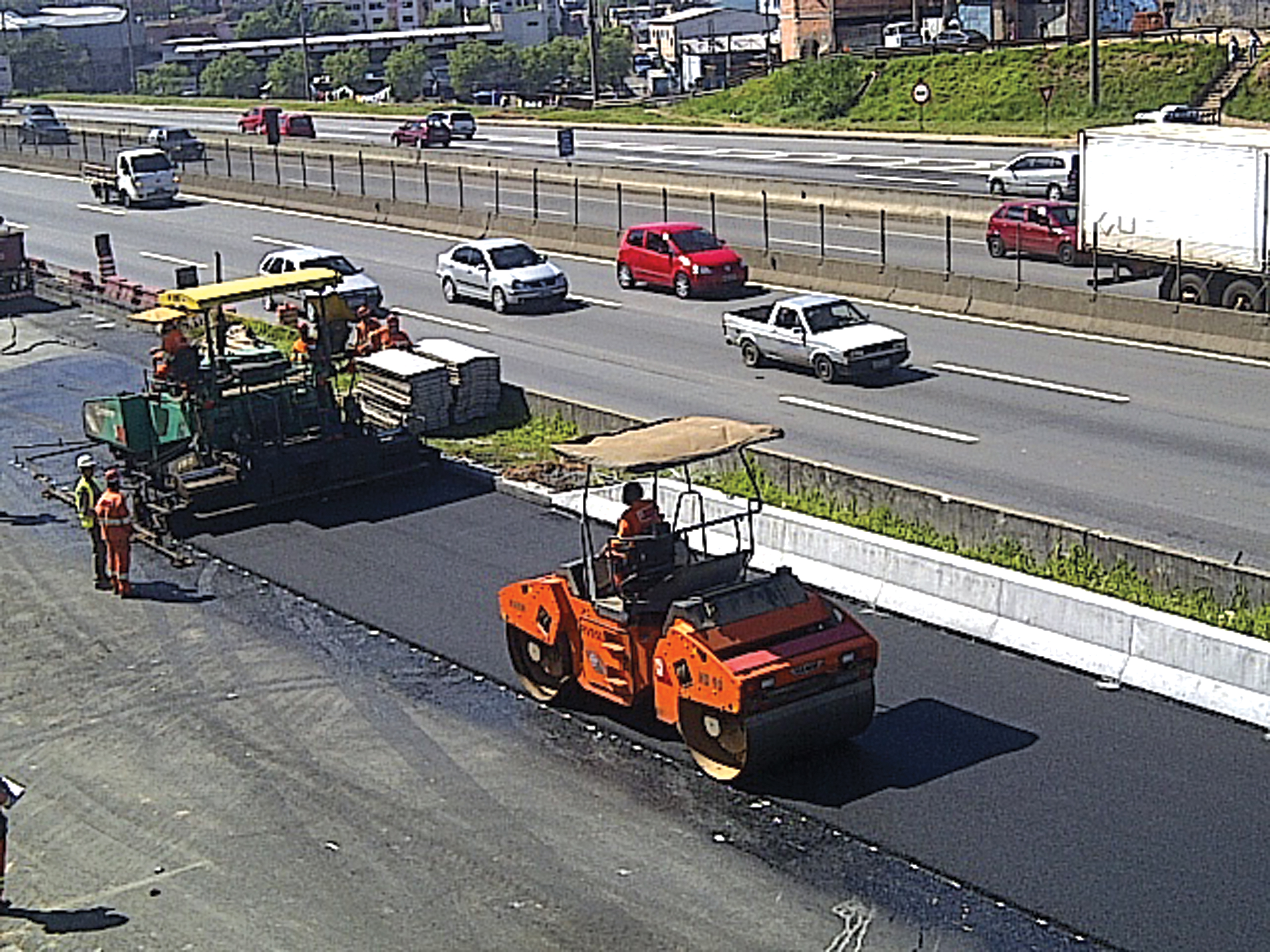 Nova Dutra in Sao Paulo City, where CCR Group is constructing three additional lanes Nova Dutra in Sao Paulo City
