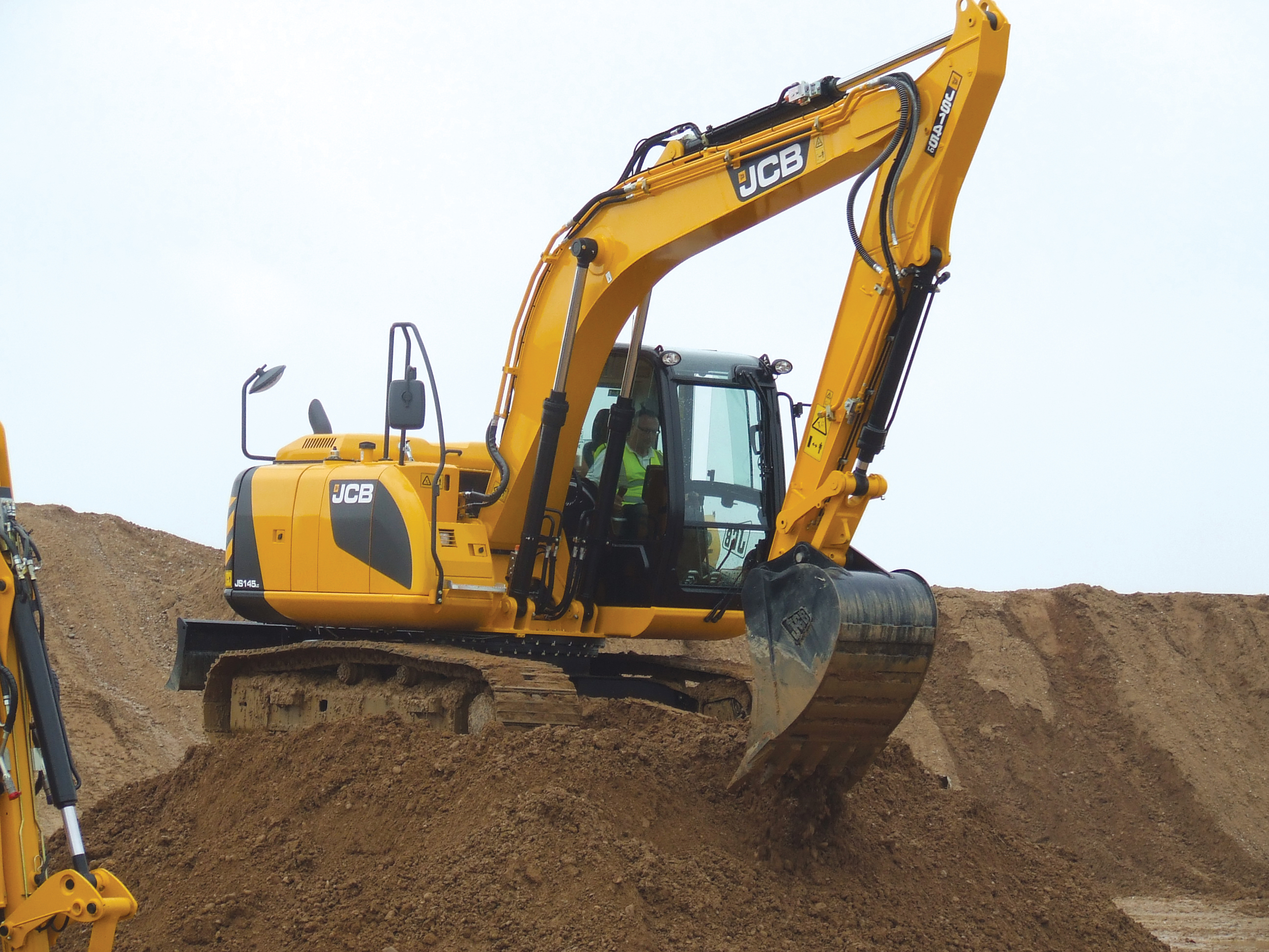 The JS145 excavator is one of a series of machines from JCB now powered with the firm’s innovative new Ecomax engine JCB JS145 excavator