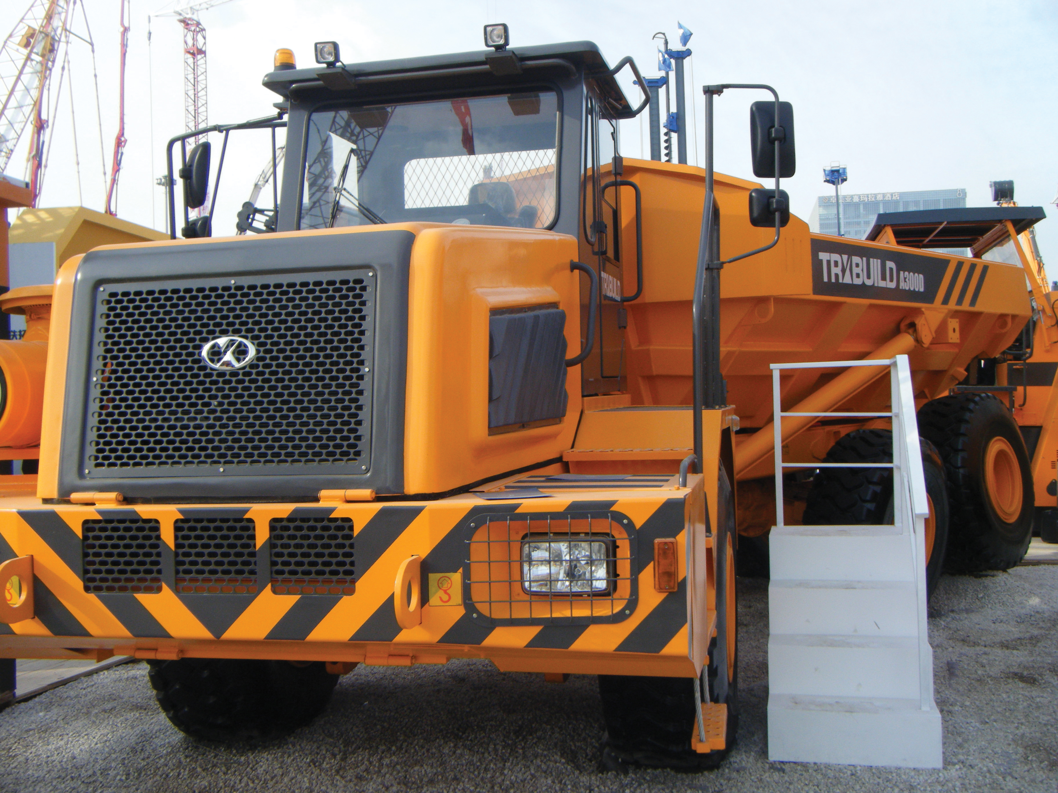 The A300 ADT offered by TRX Build competes in a popular size class and has been developed from the proven Aveling Barford RXD series A300 ADT offered by TRX