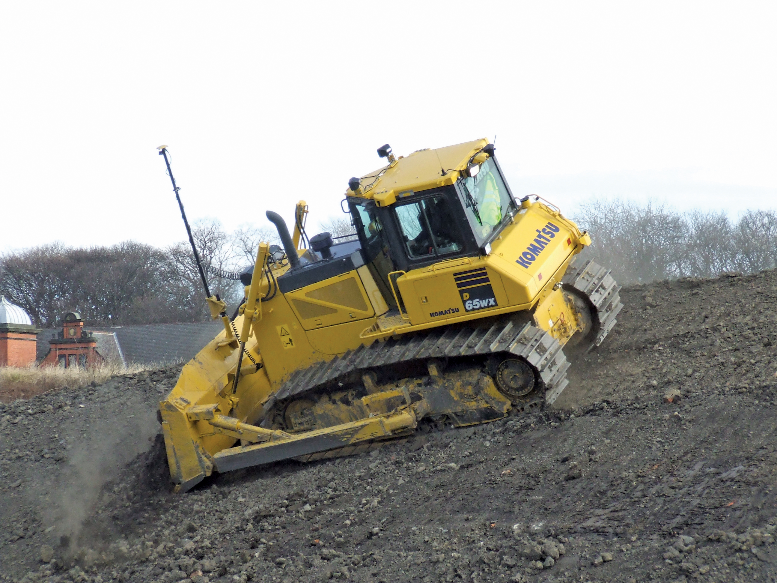 Komatsu and Topcon are increasing their global partnership for the machine control market, with future machines featuring sensors incorporated into hydraulic rams instead of using mast mountings Komatsu and Topcon Global Partnership