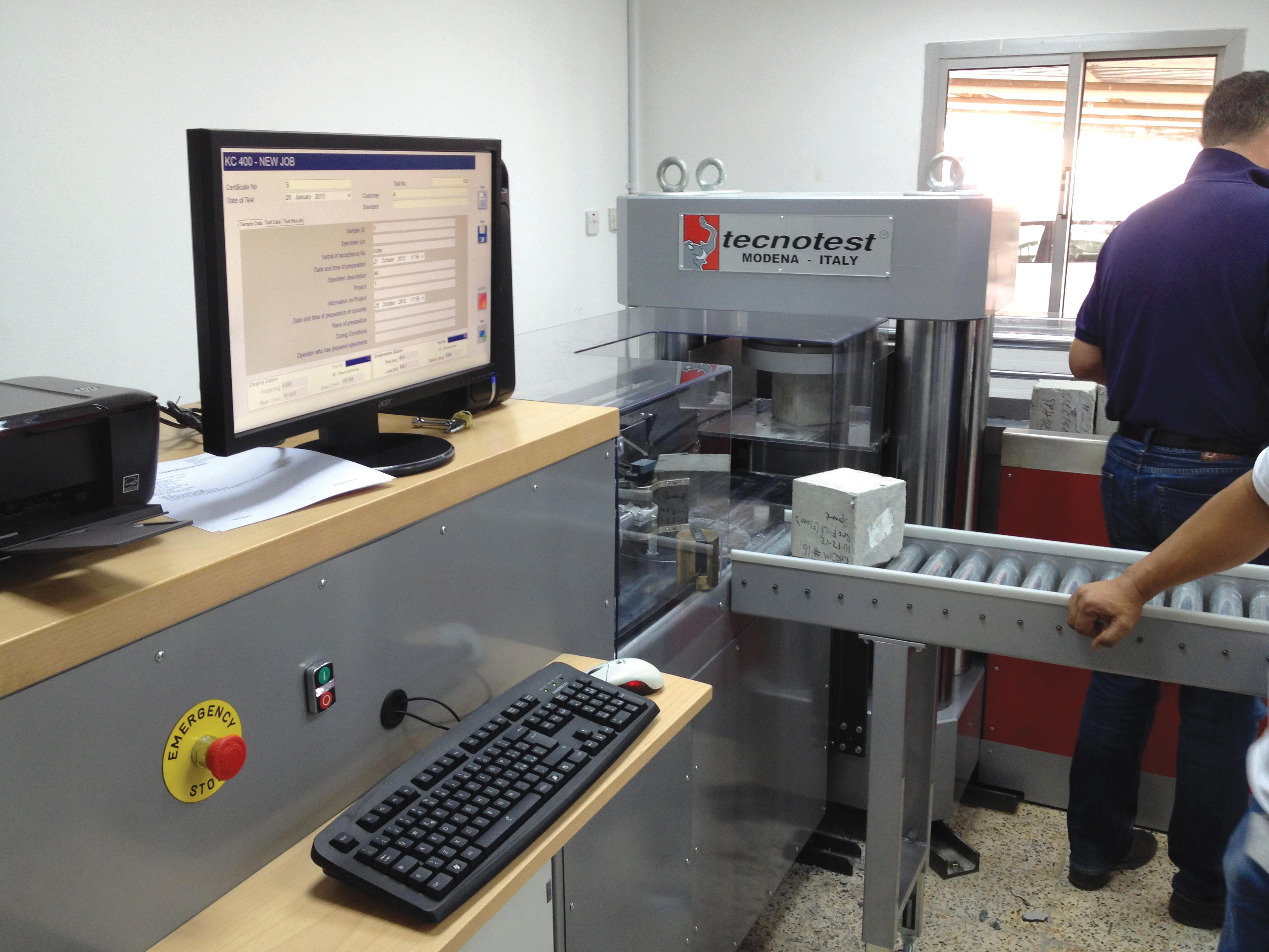 A new work station offers improved use for the TecnoTest system Tecnotest new work station