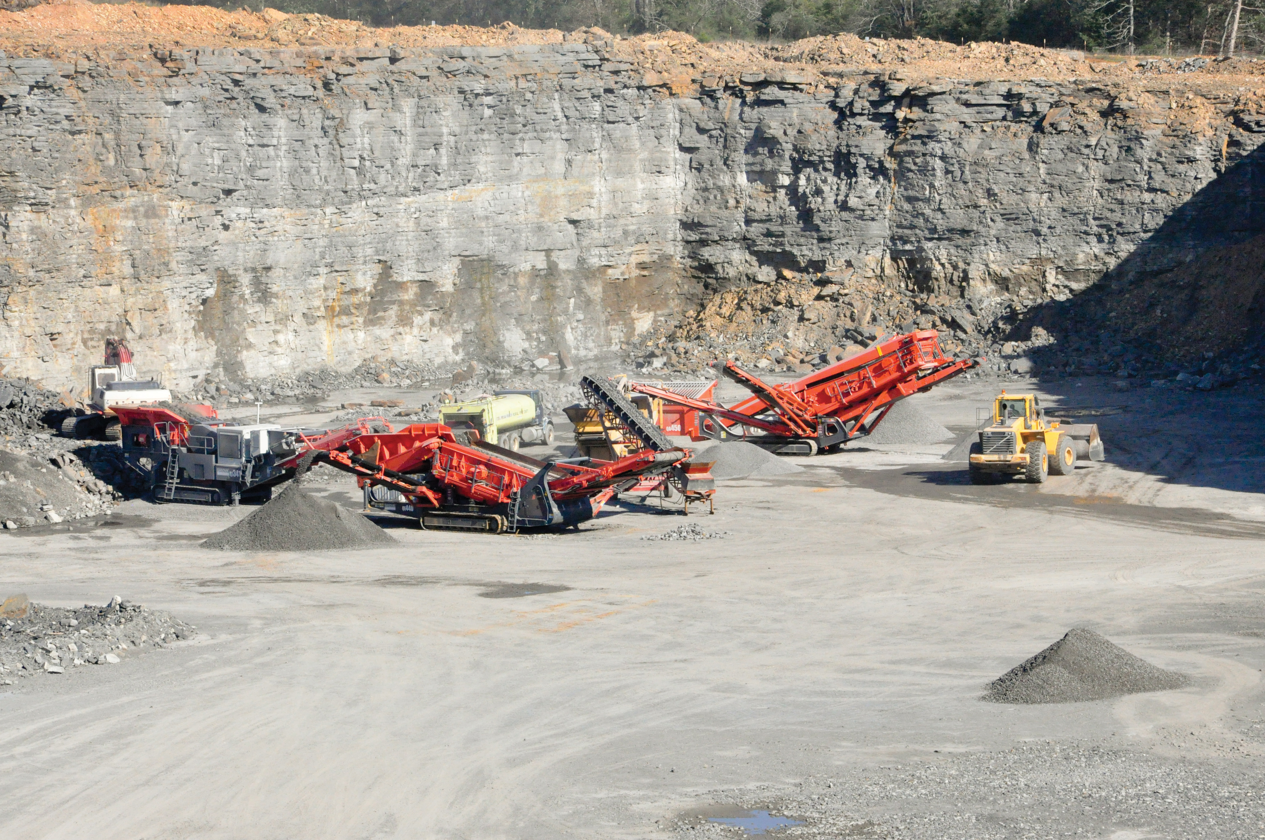 Hamilton Aggregates Bonds quarry is equipped with Sandvik equipment Hamilton Aggregates Bonds quarry