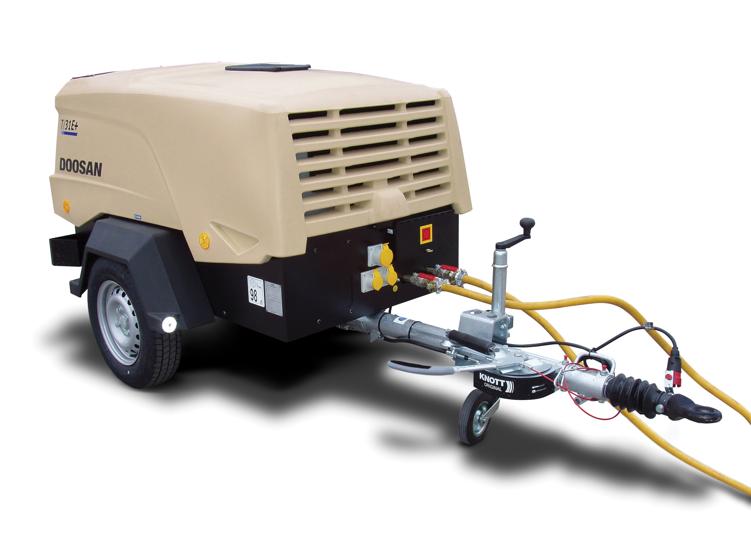 Doosan 7/31E+ Tough Top portable compressor Doosan 7/31E+ Tough Top portable compressor
