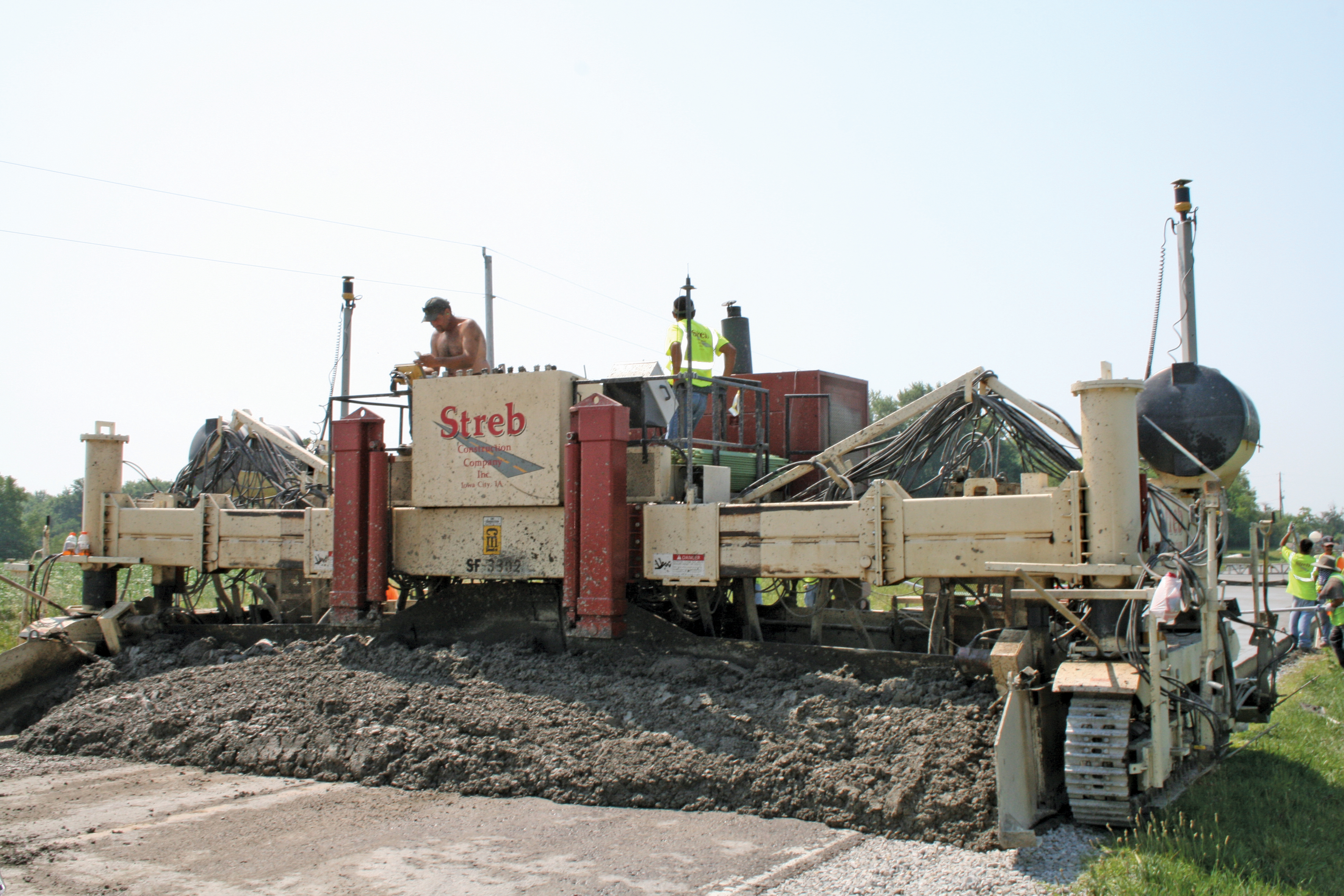 This proven 1999 paver has been upgraded to use the latest machine control technology Topcon 1999 Paver