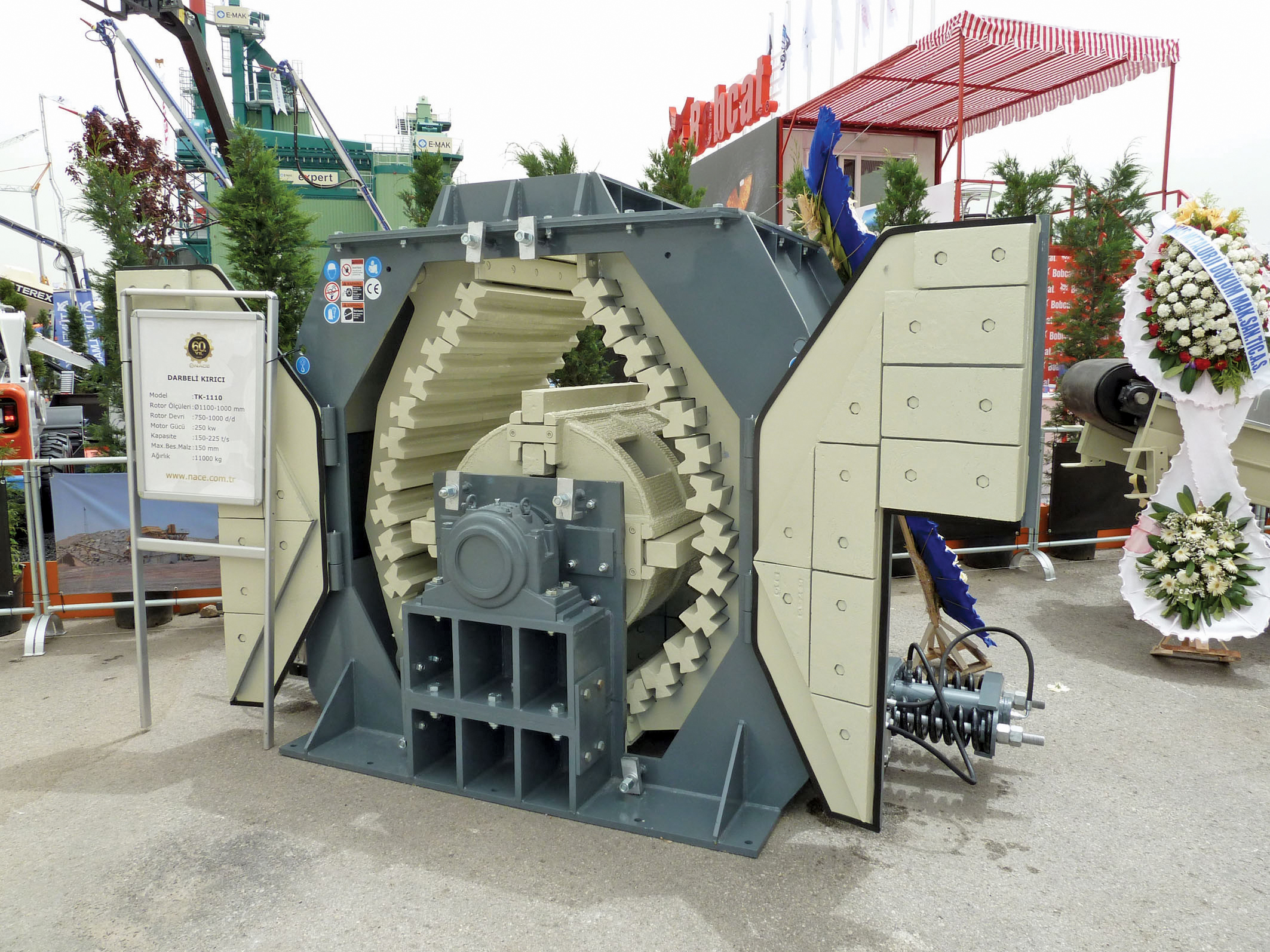 According to Naçe, its TK11 crusher is the largest impact crusher produced in Turkey Naçe TK11 largest impact crusher