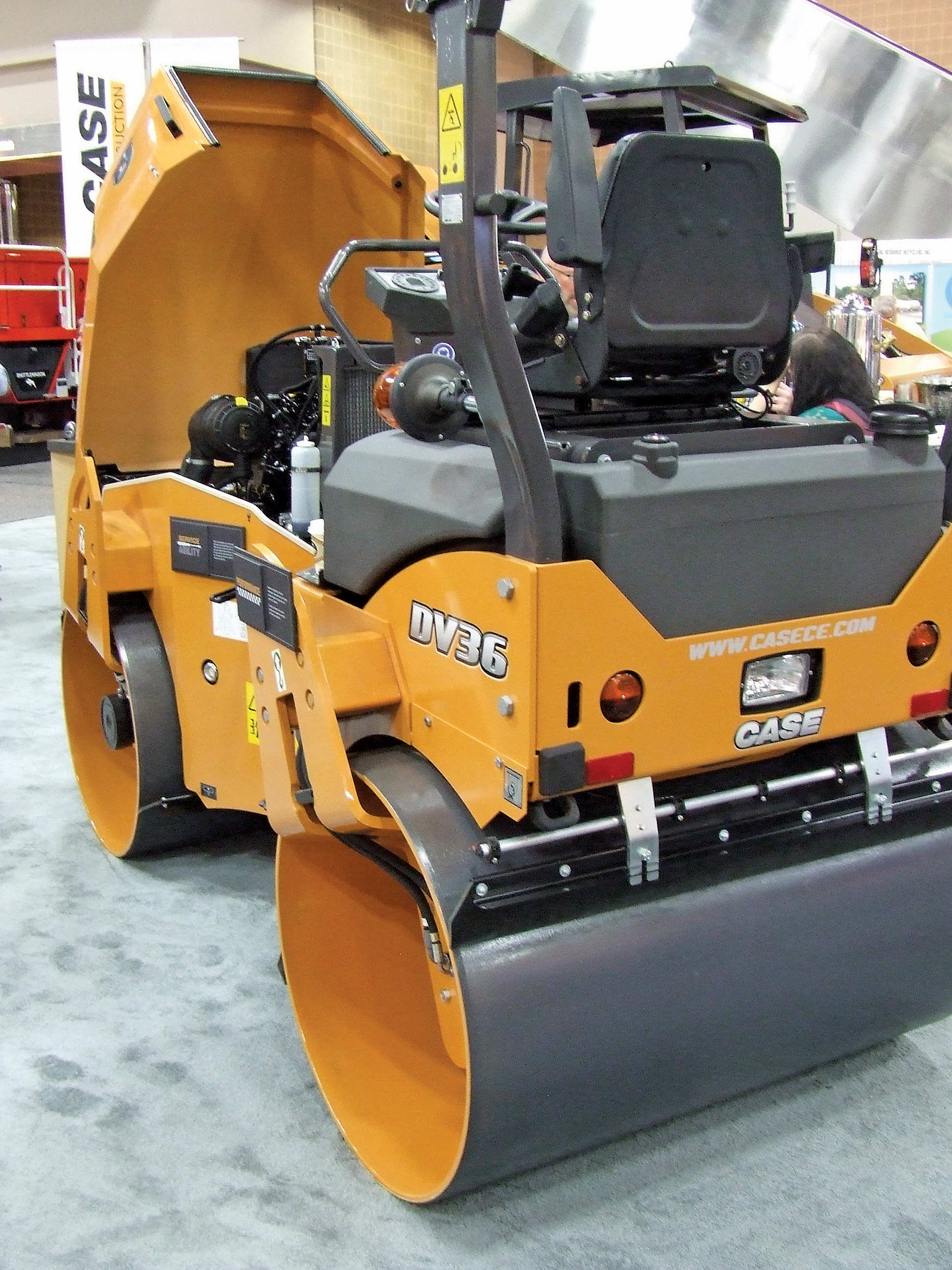 The Case compactors are sold in North America and manufactured for the firm in the Czech Republic Case compactor