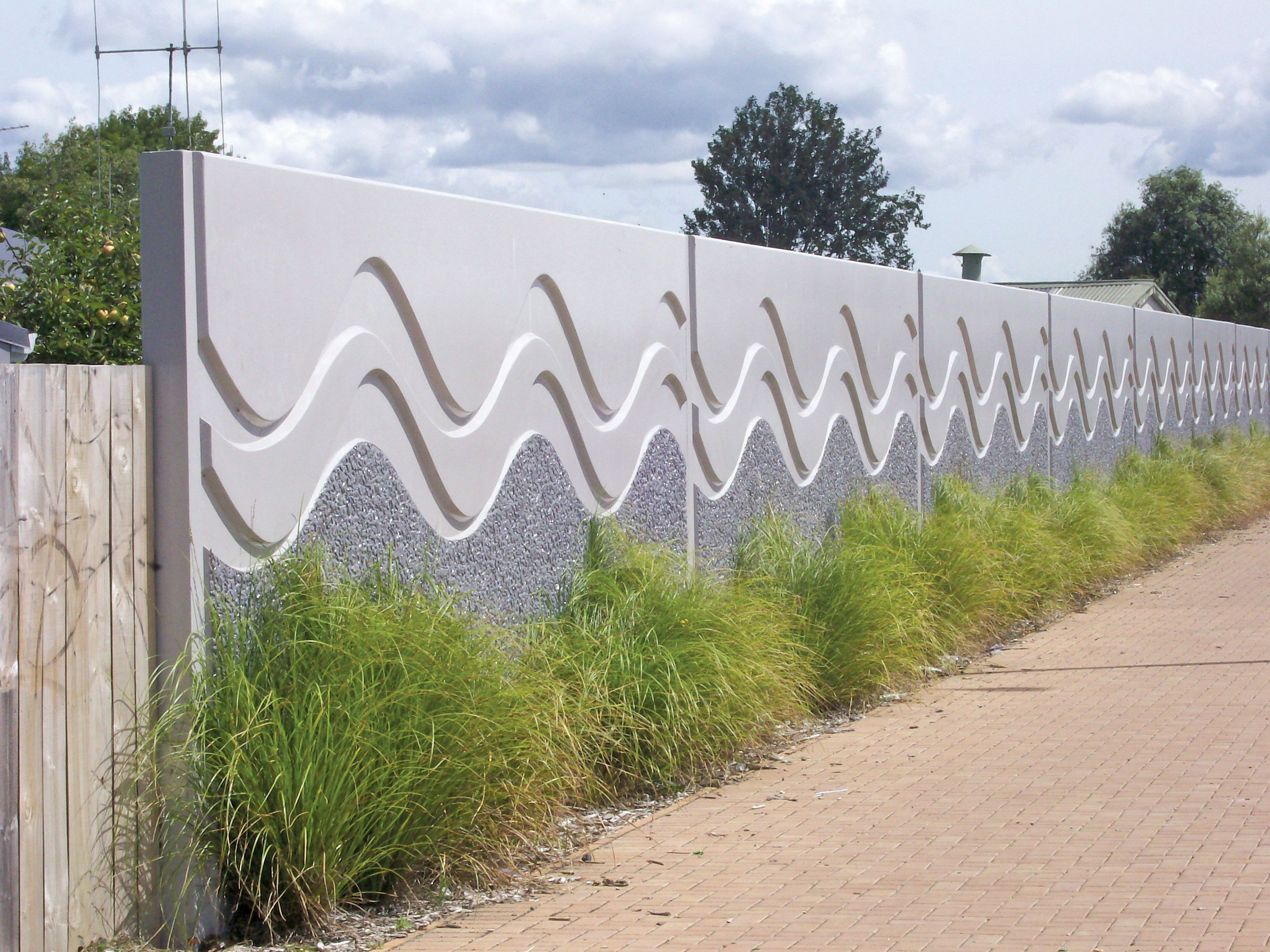 Using noise protection systems can reduce the impact of a highway project on a local area
Noise wall