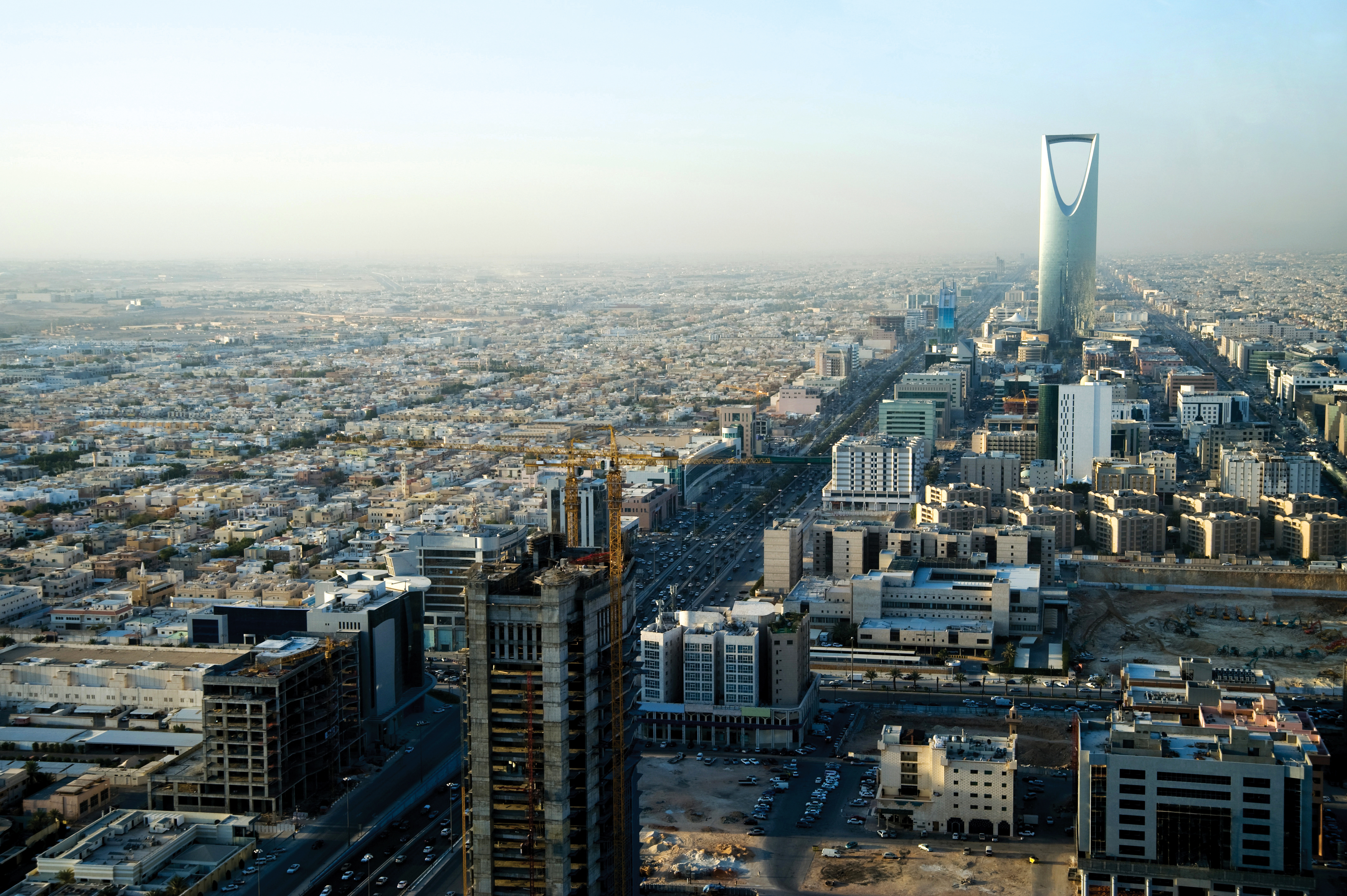 The city of Riyadh is investing heavily in developing its transport infrastructure so as to cope with increasing traffic volumes city of Riyadh