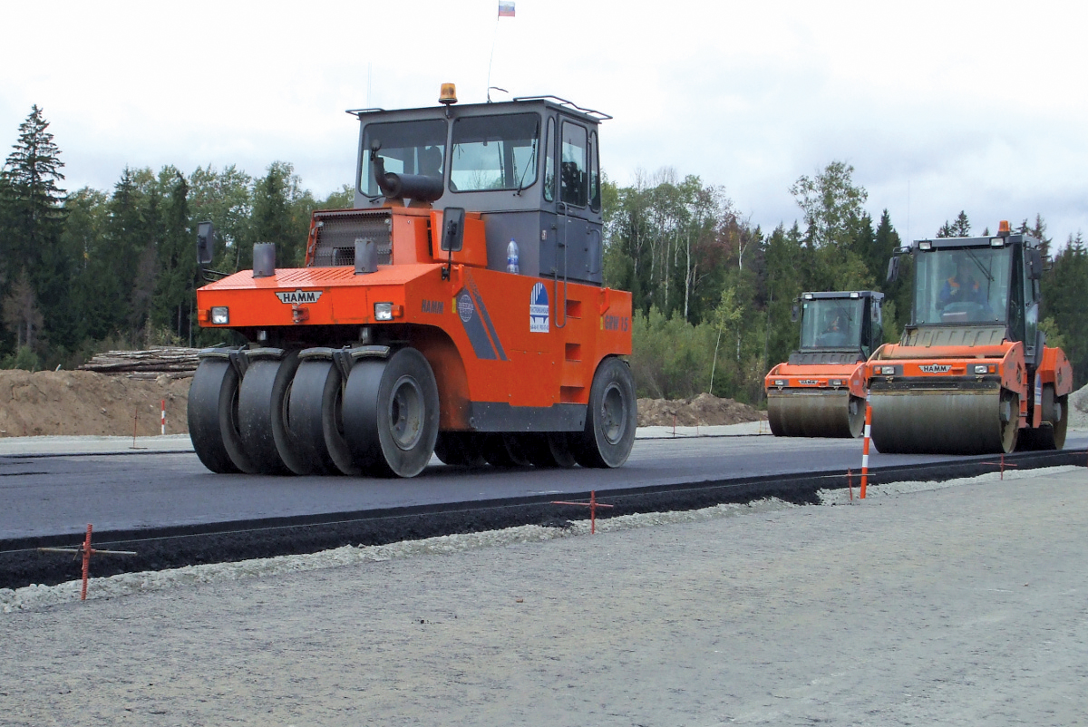 The tolled highway connecting Mosco and St Petersburg will be a major artery for economic activity in Russia Building of Moscow - Saint Petersburg motorway