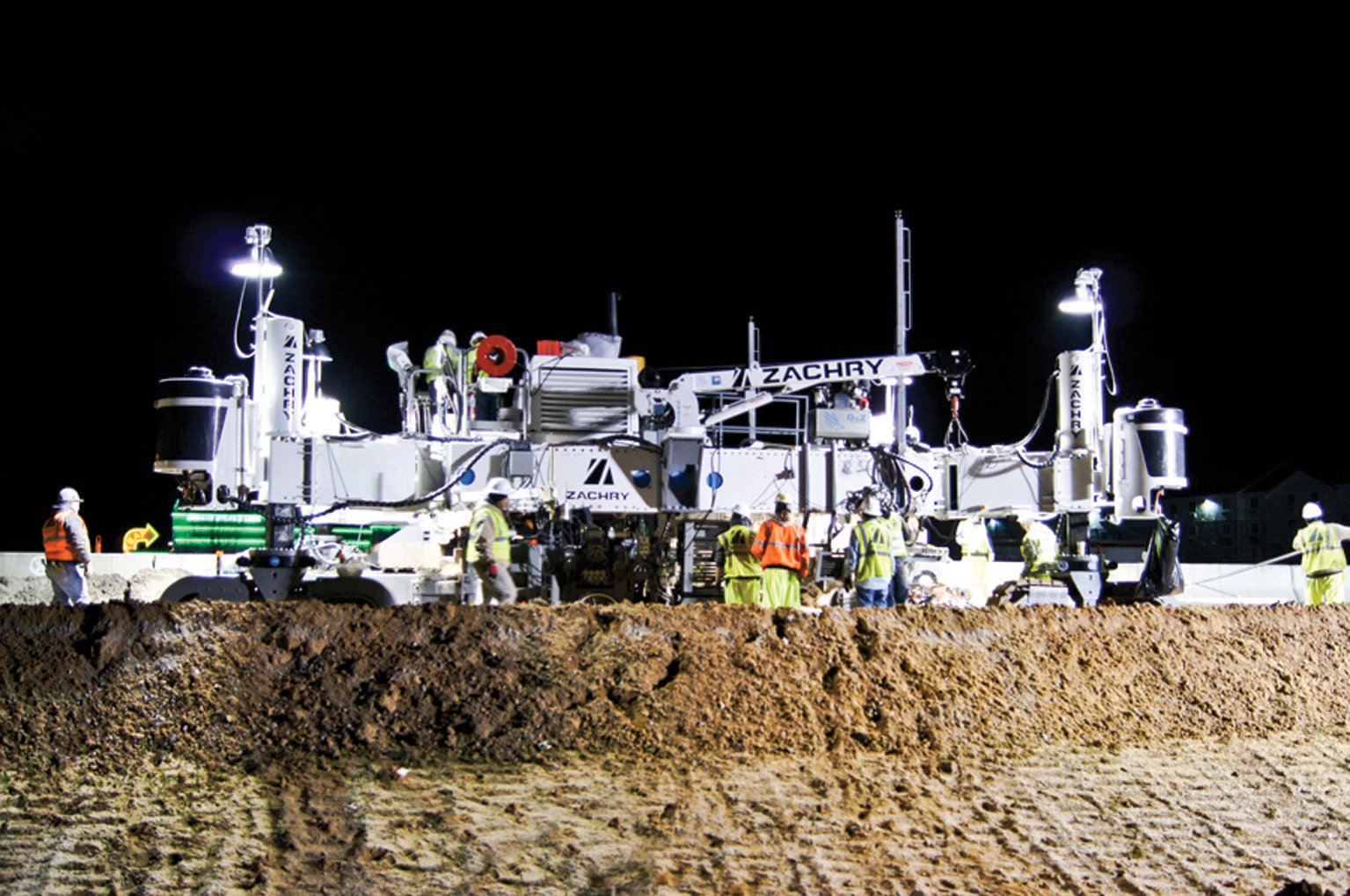 Contractor Zachry Construction has been using its G&Z paver on a contract in South Carolina Contractor Zachry Construction