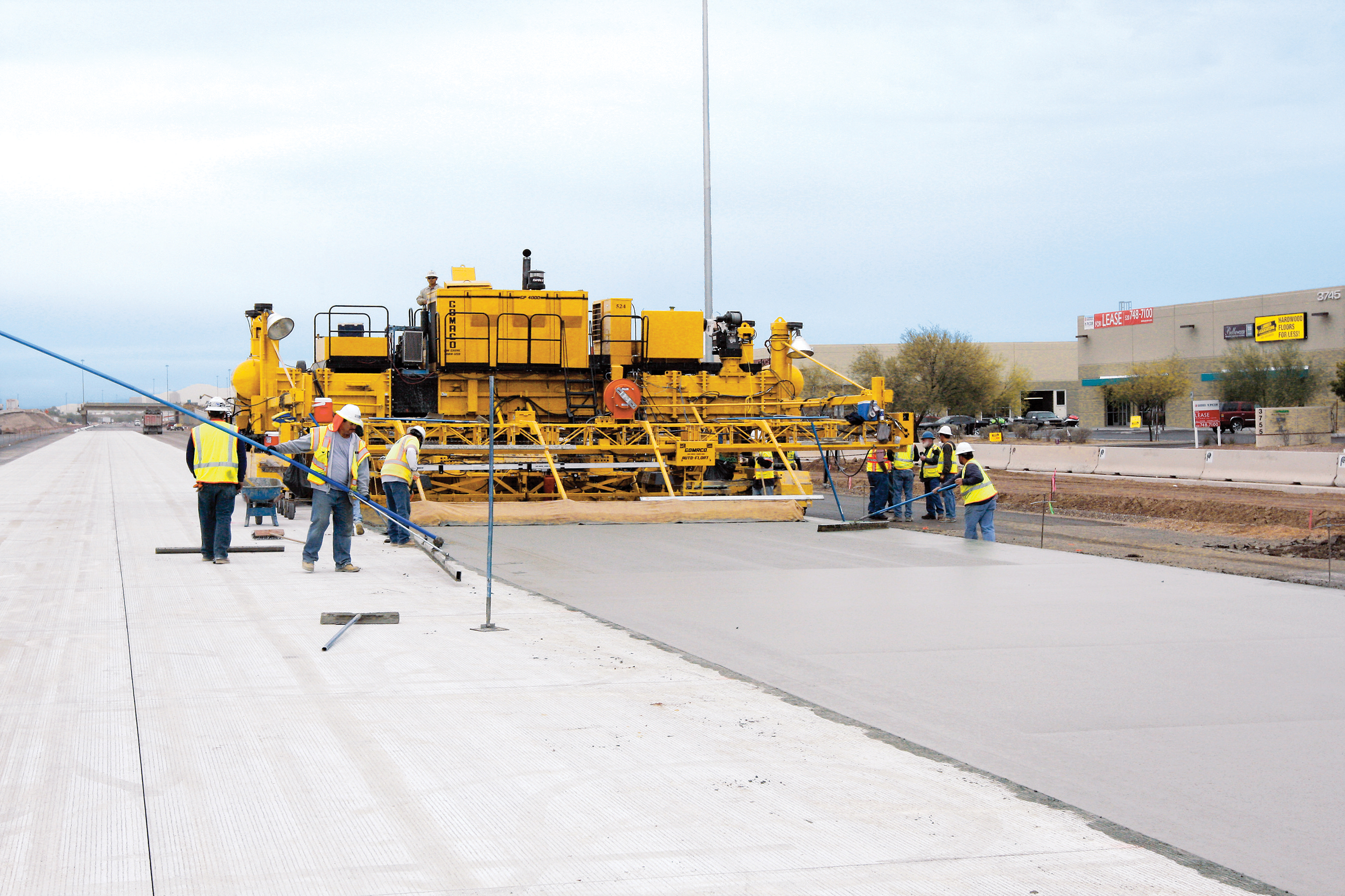 GOMACO’s GSI system is said to optimise smoothness for the contractor as it provides fast feedback on finish quality
GOMACO’s GSI system