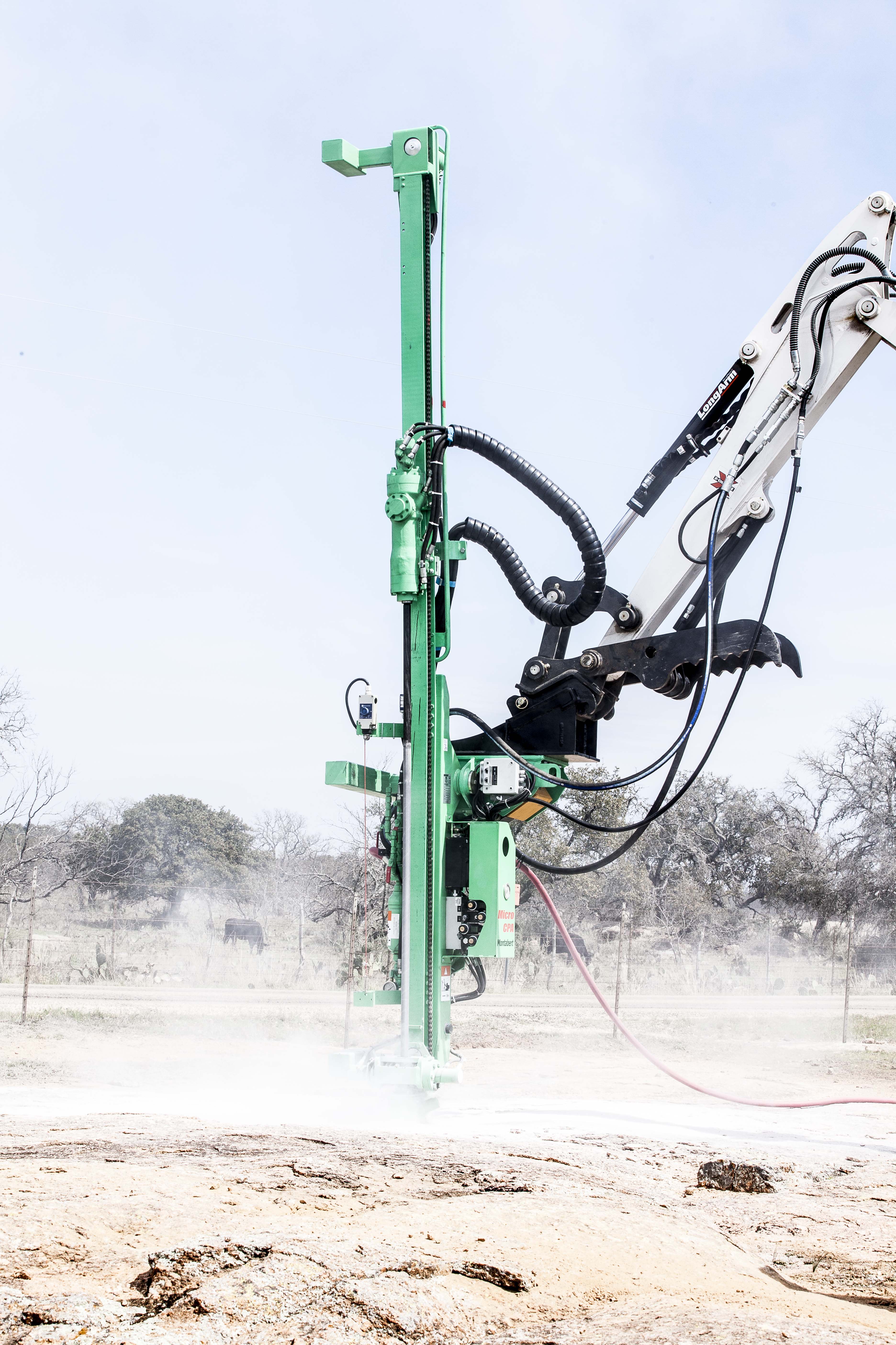 Montabert’s novel demountable drill offers extra versatility Montabert Micro CPA drill