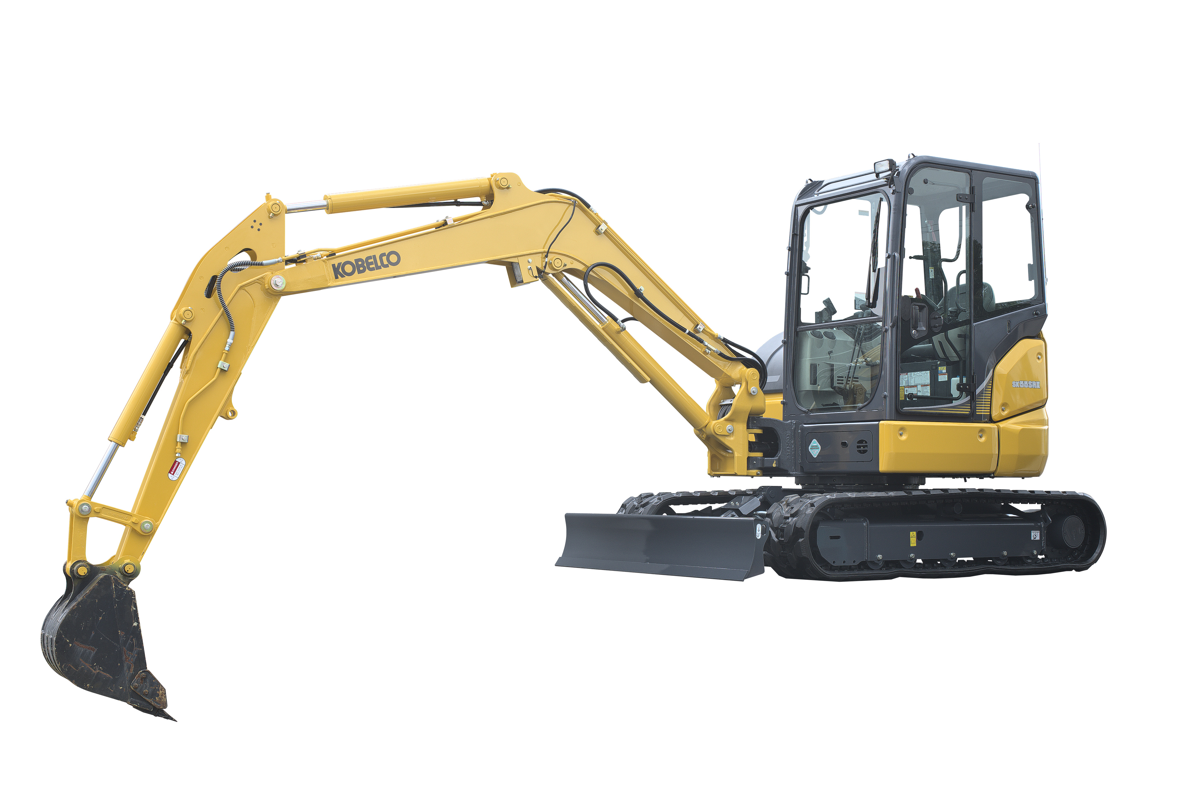 Kobelco’s new SK55 compact excavator is said to offer high performance, durability and reliability Kobelco SK55 compact excavator