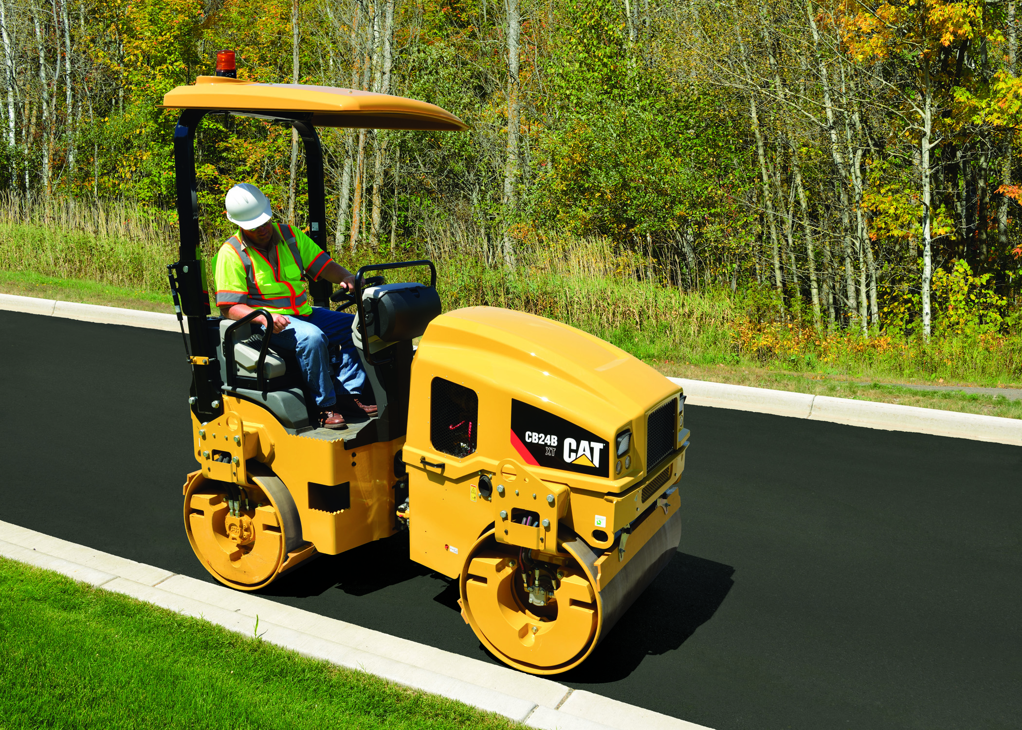 Caterpillar’s versatile new small compactors suit an array of needs Caterpillar CB24B XT utility compactors