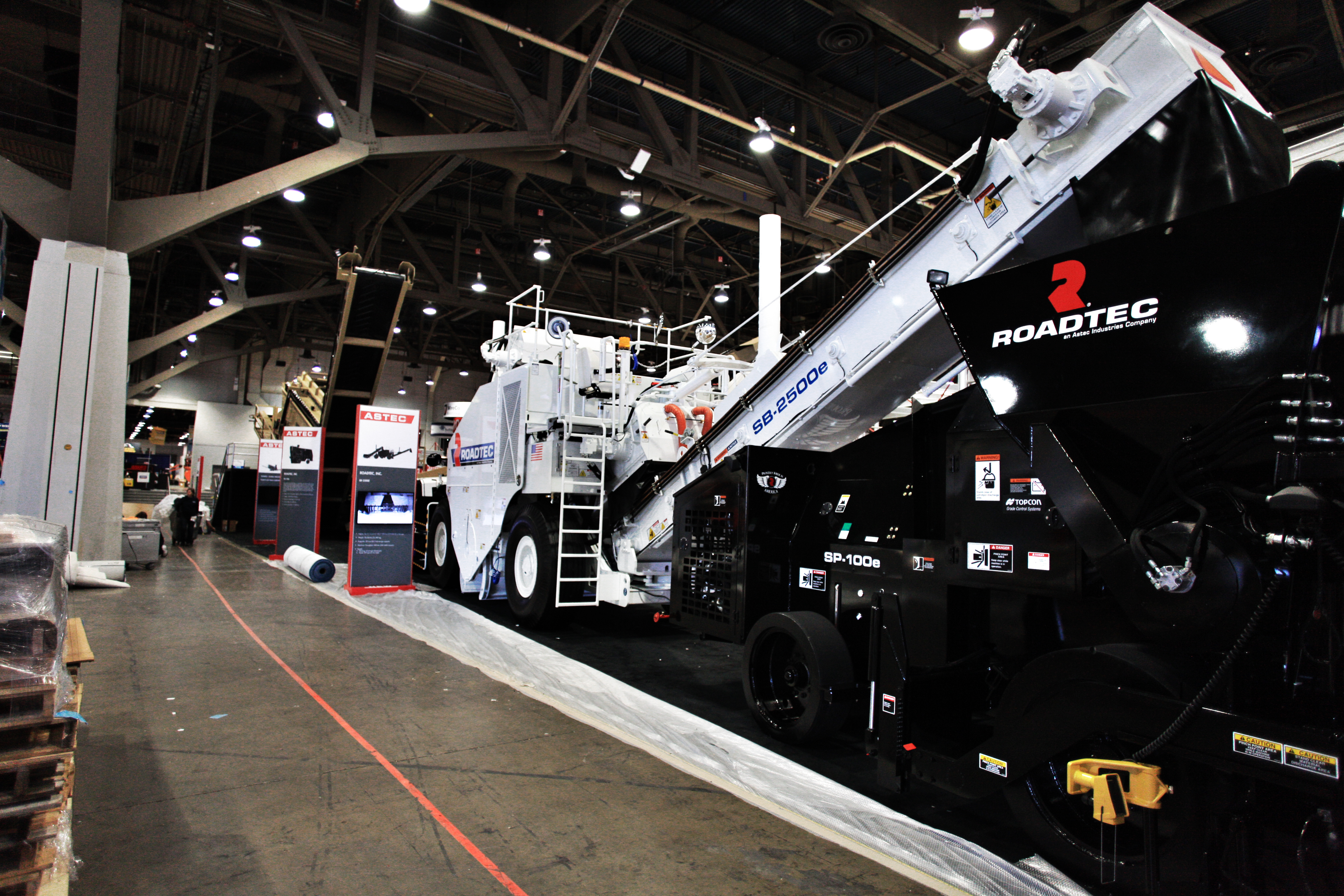 Roadtec’s lates Shuttle Buggy has a Cummins T41 engine Roadtec shuttle buggy