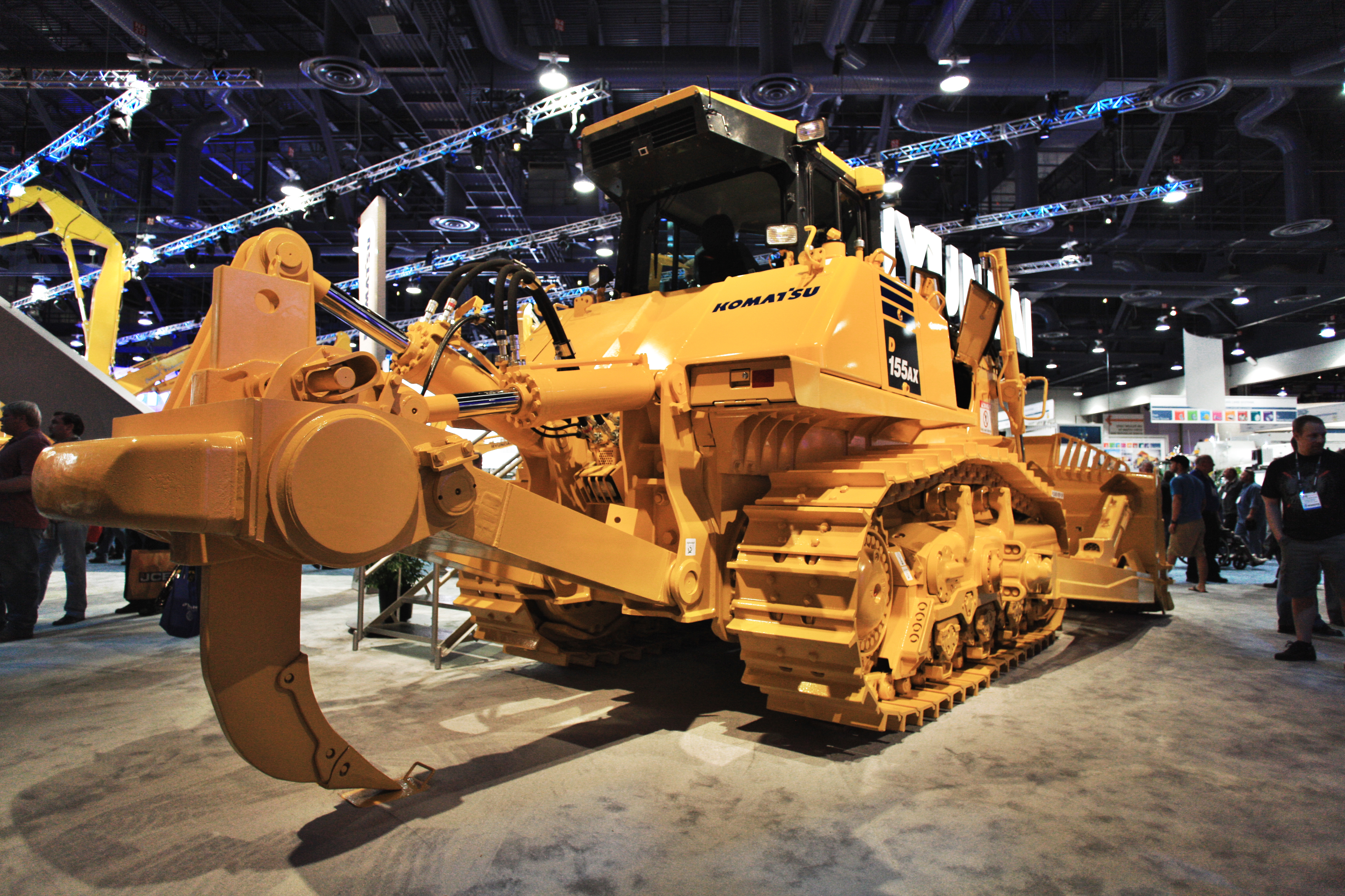 Komatsu claims its upgraded D155 dozer offers more performance Komatsu D155 Dozer