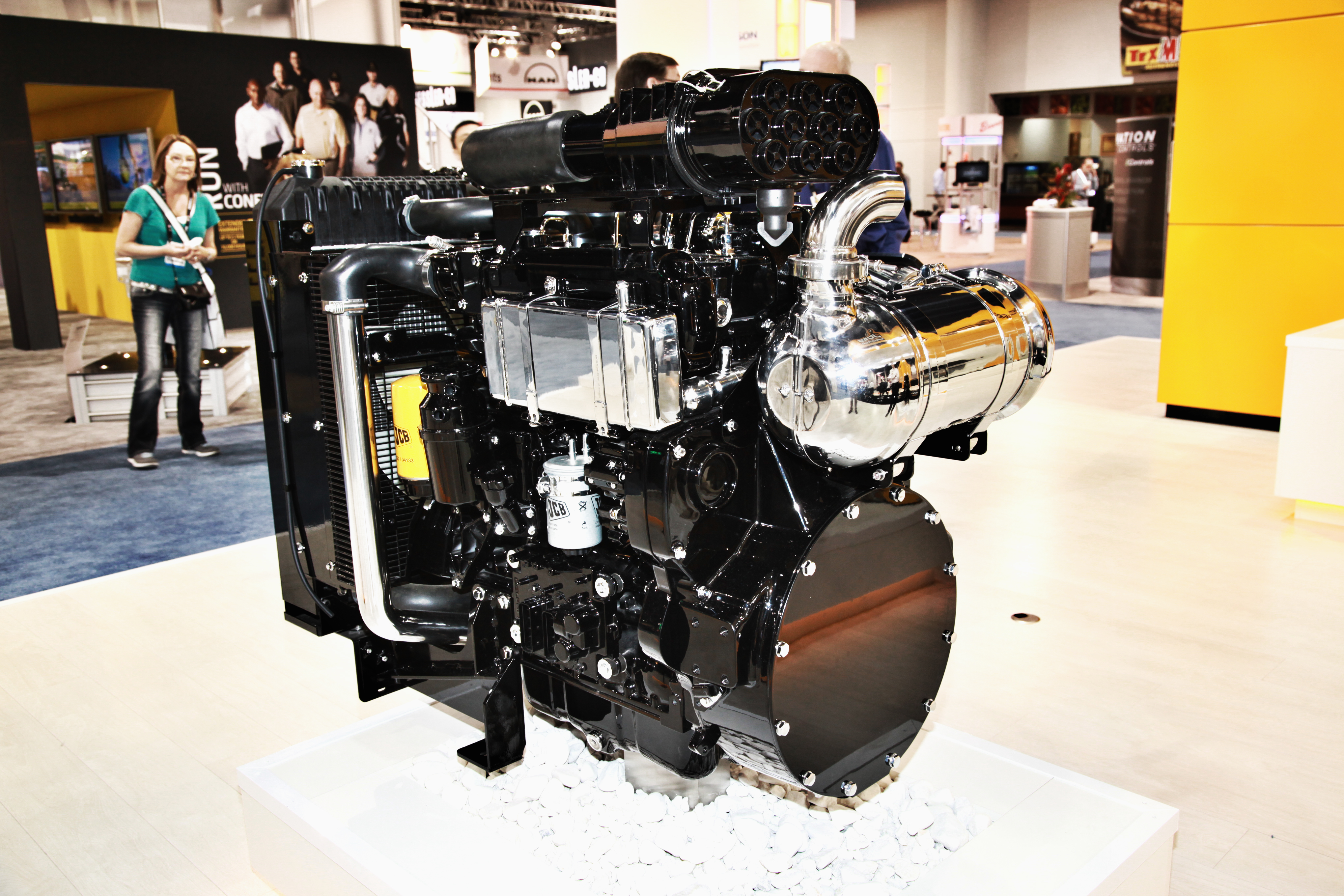 JCB has a ‘one can’ solution for Tier 4 Final. JCB Engines Tier 4