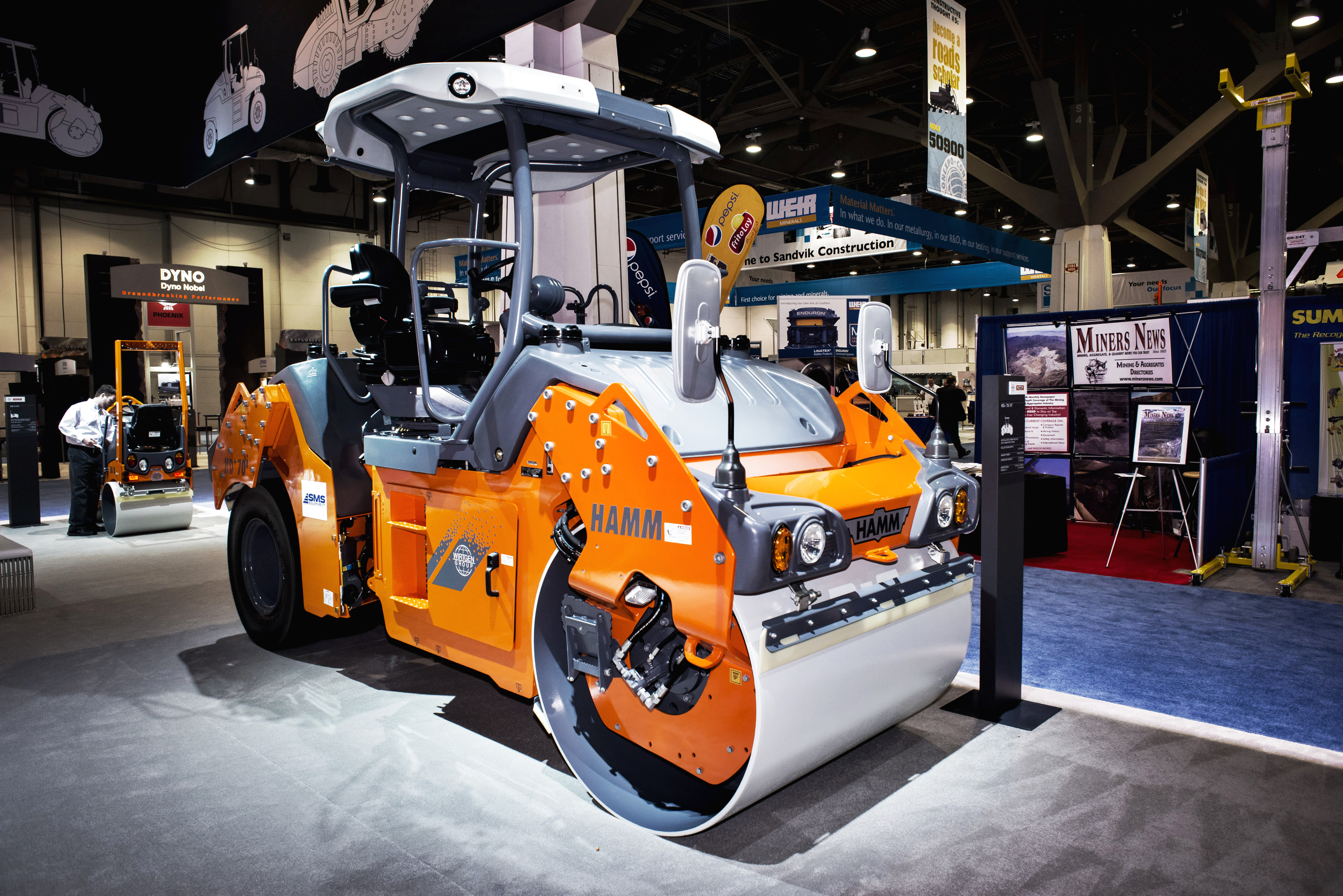 Hamm’s HD+70iVT tandem roller Hamm HD