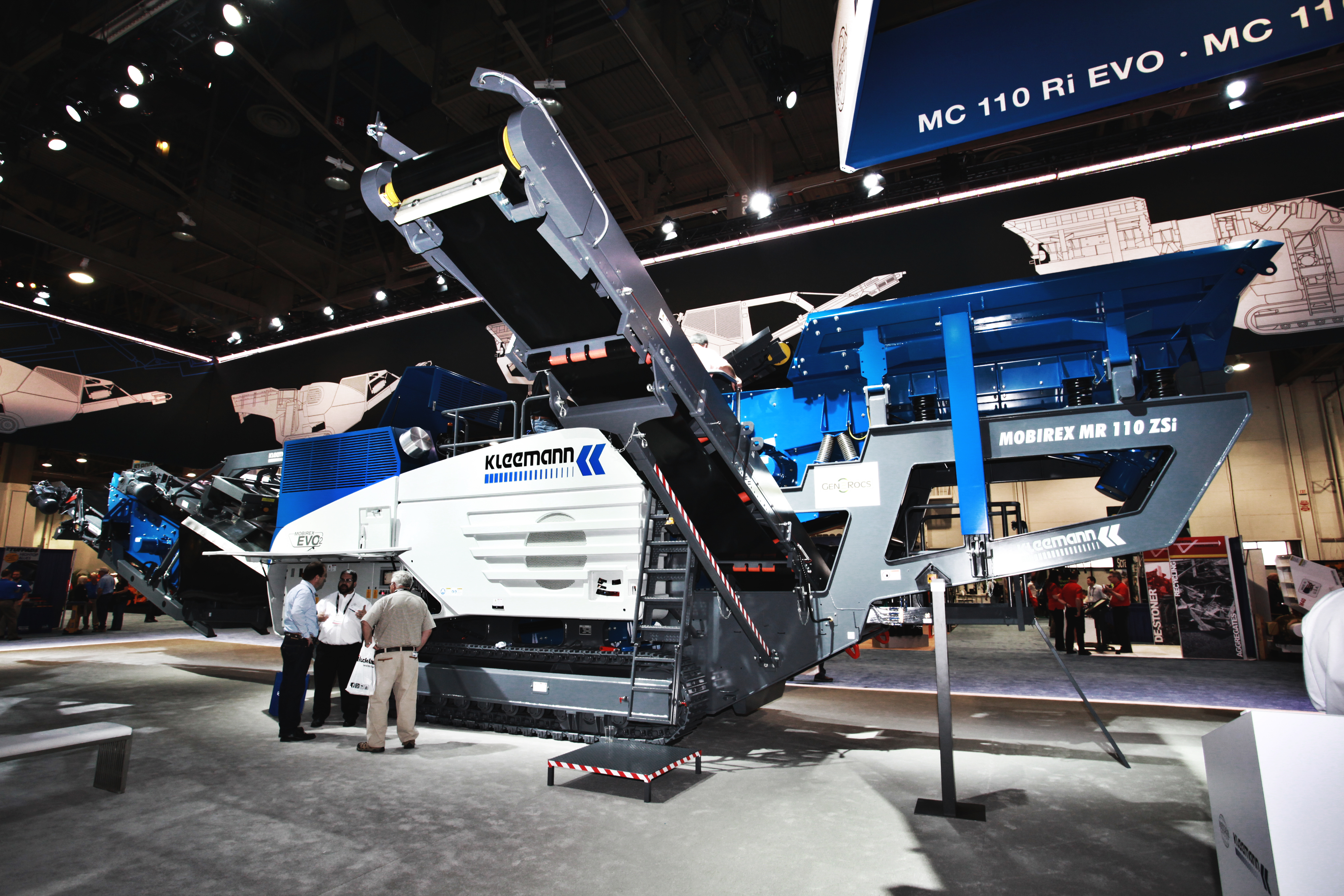 Kleemann has launched two new impact crushers, one being the MR 110 ZSi EVO2 Kleemann MR 110 ZSi EVO2