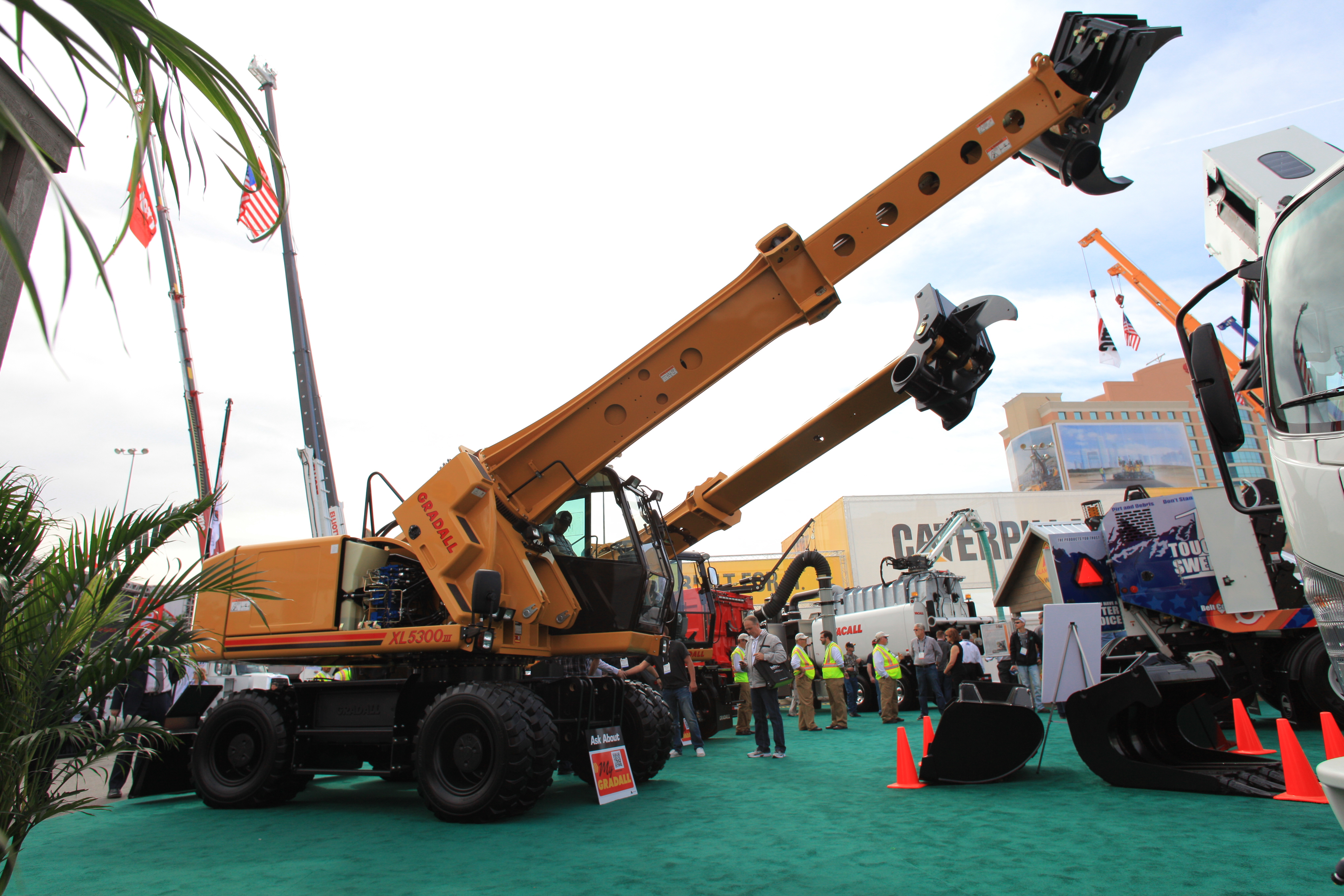 The XL3500 III is designed for all-terrain performance Gradall XL3500 III excavator