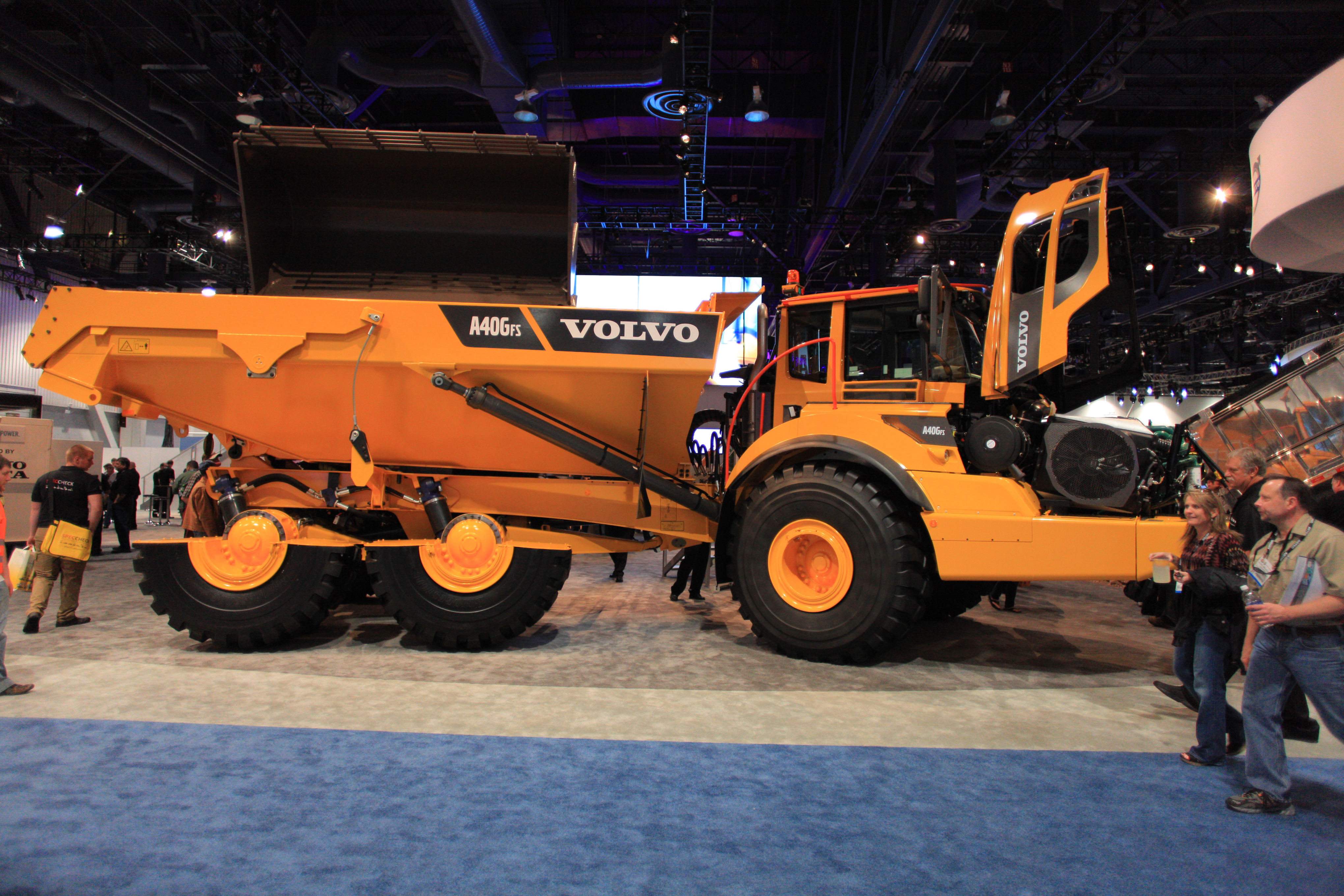 Volvo CE’s new A40G FS articulated hauler is at Conexpo 2014 Volvo Construction Equipment’s A40G FS