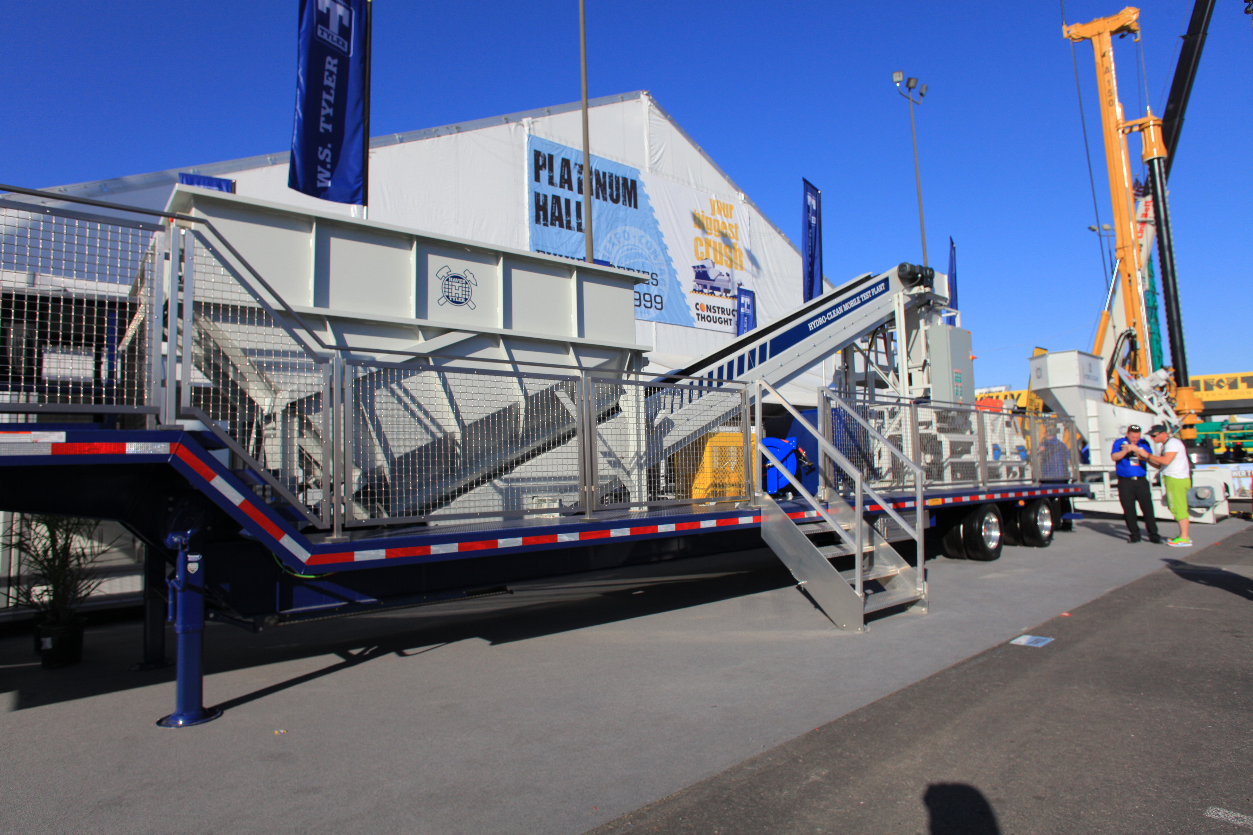 W.S. Tyler all-inclusive Hydro-Clean mobile test plant W.S. Tyler Hydro-Clean mobile plant