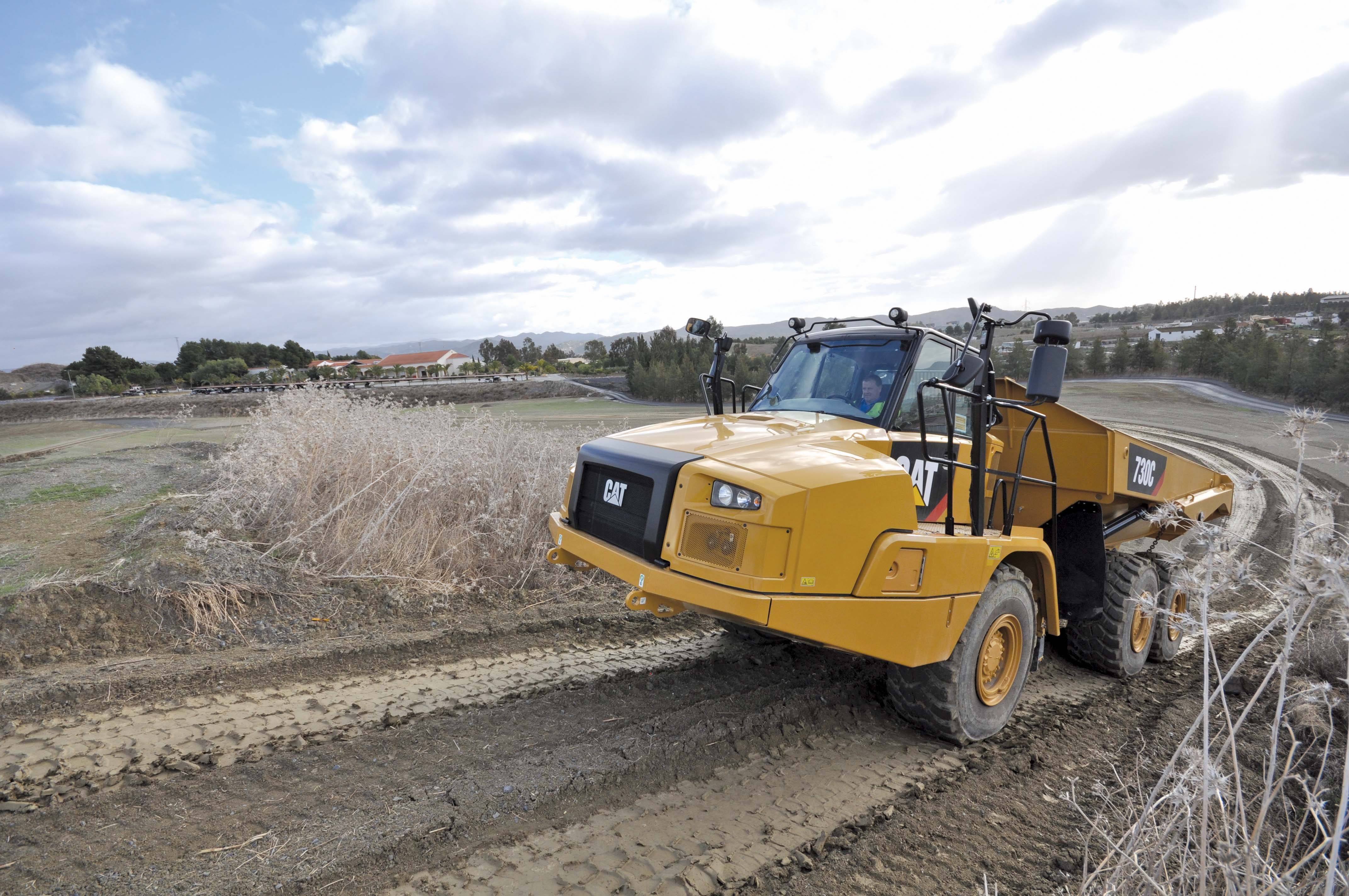 Caterpillar’s 730C ADT is available with the firm’s rear eject system and offers a wide array of performance upgrades Caterpillar’s 730C ADT